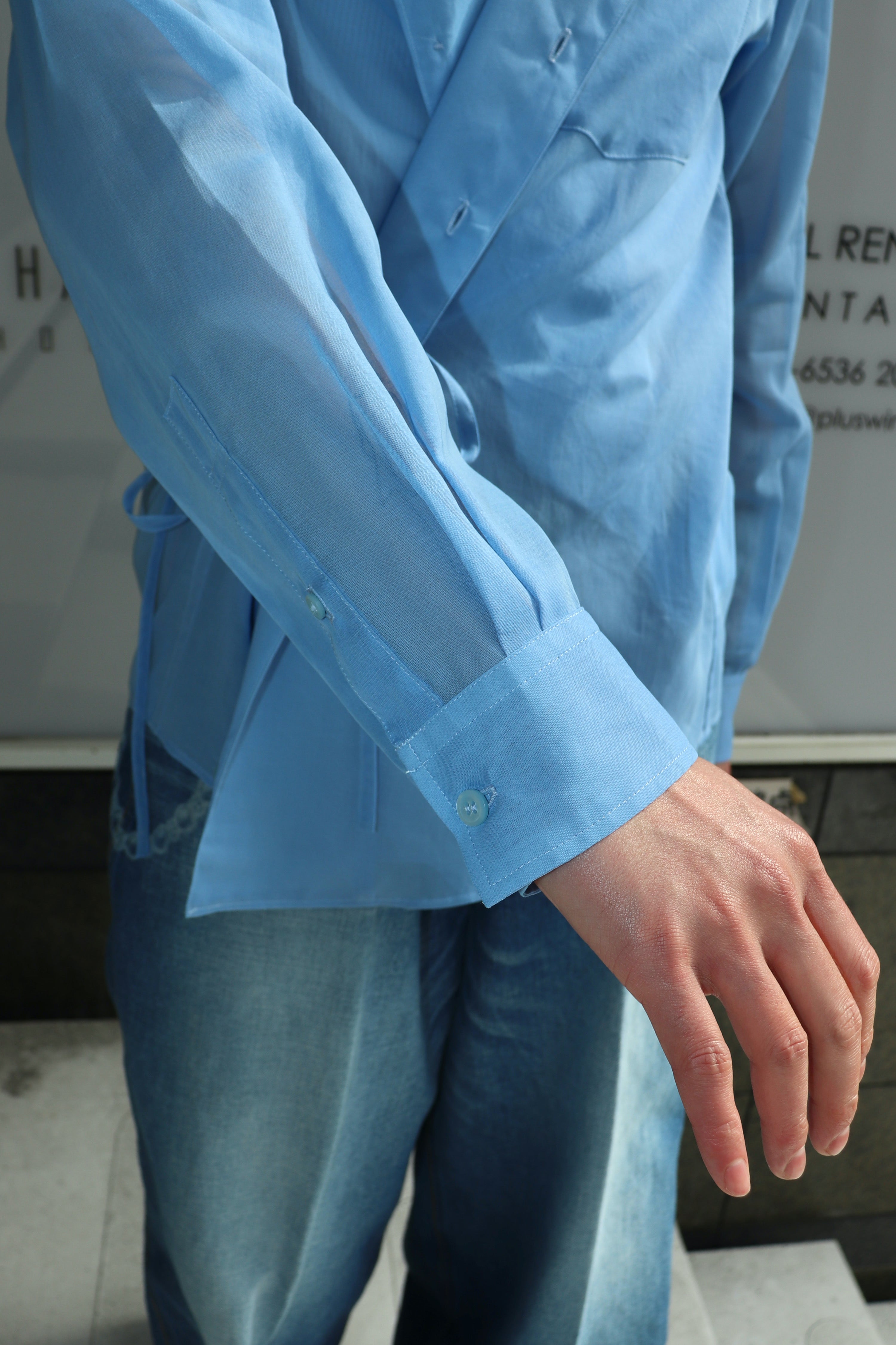 トップス SOSHIOTSUKI Kimono Breasted Shirt 23SS SOSHIOTSUKI(ソウシオオツキ)のTHE KIMONO BREASTED SHIRTの通販