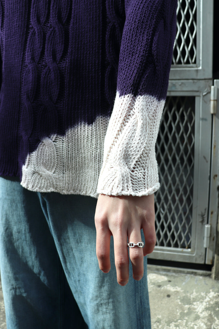 soe  23ss Blurred Summer Knit(PURPLE)