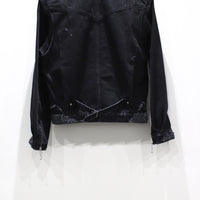 SUGARHILL(シュガーヒル)のZip-up Damaged Jacket BLACKの通販 