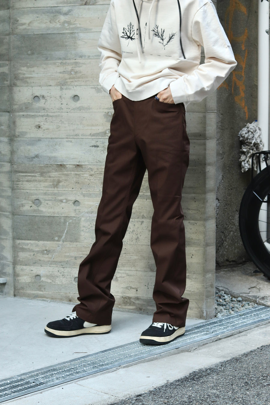 LITTLEBIG  T/C Bootscut Pants (White or Black or Brown)