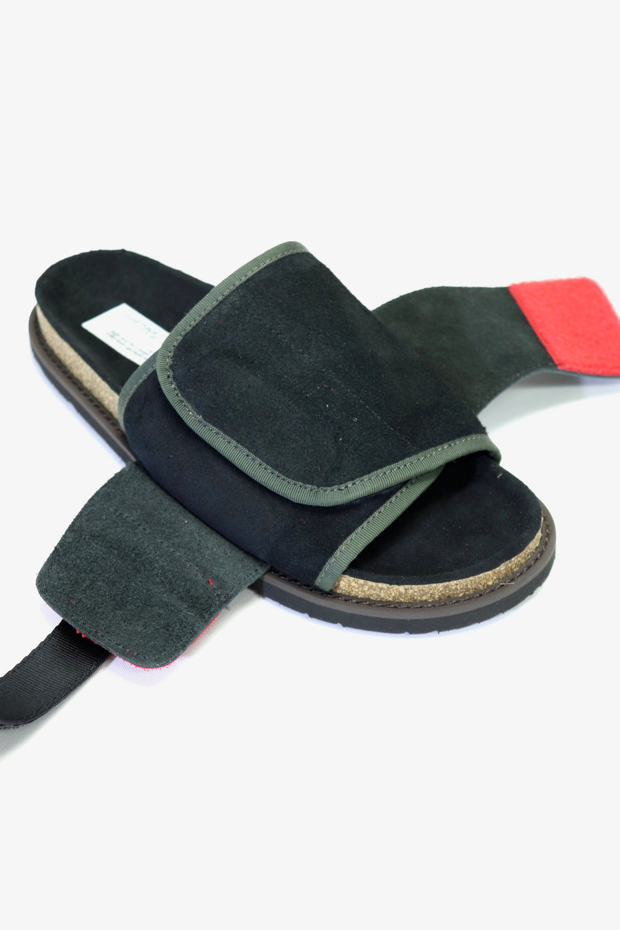 elephant TRIBAL fabrics 3layer sandal（Black）