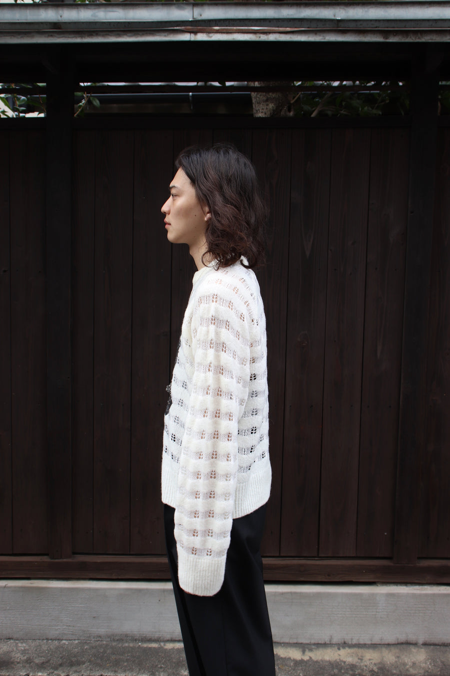 Masu's Reverse BeeThoven Sweater White Mail Order | Palette Art