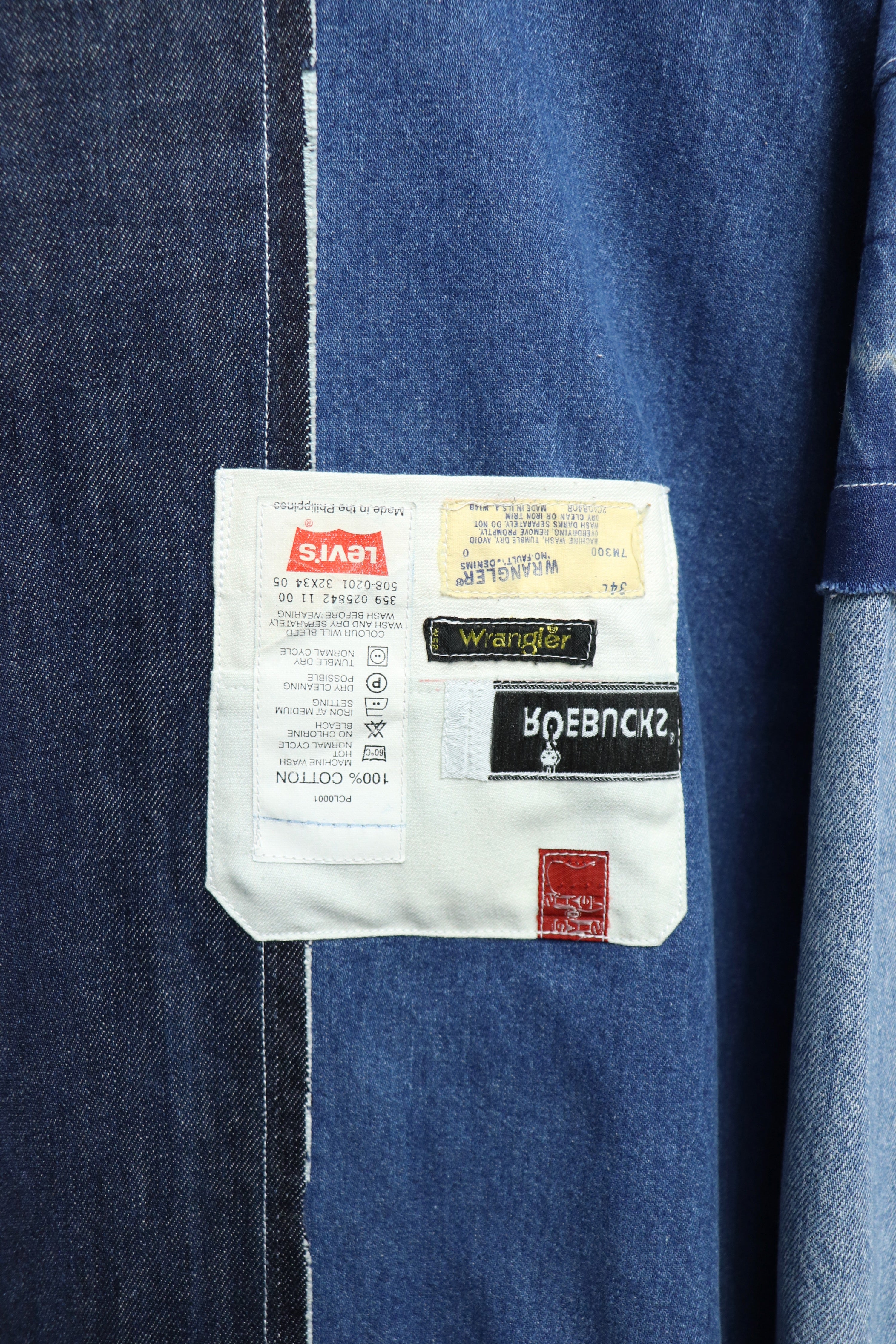 Takaya Hioki cutoff vintage denim sweat 2