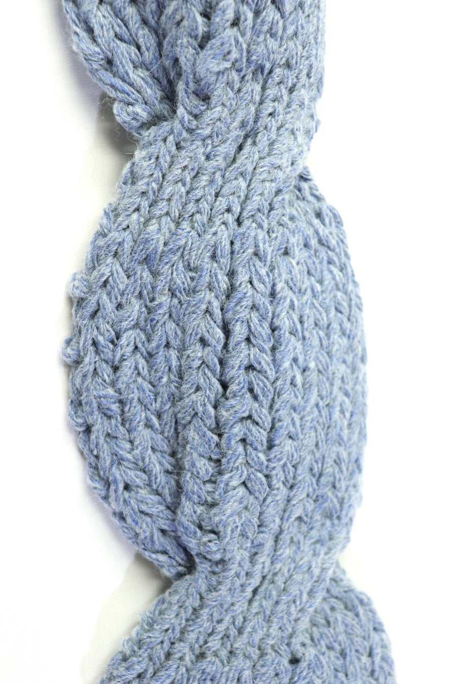 fluss  CABLE SCARF(ICE)