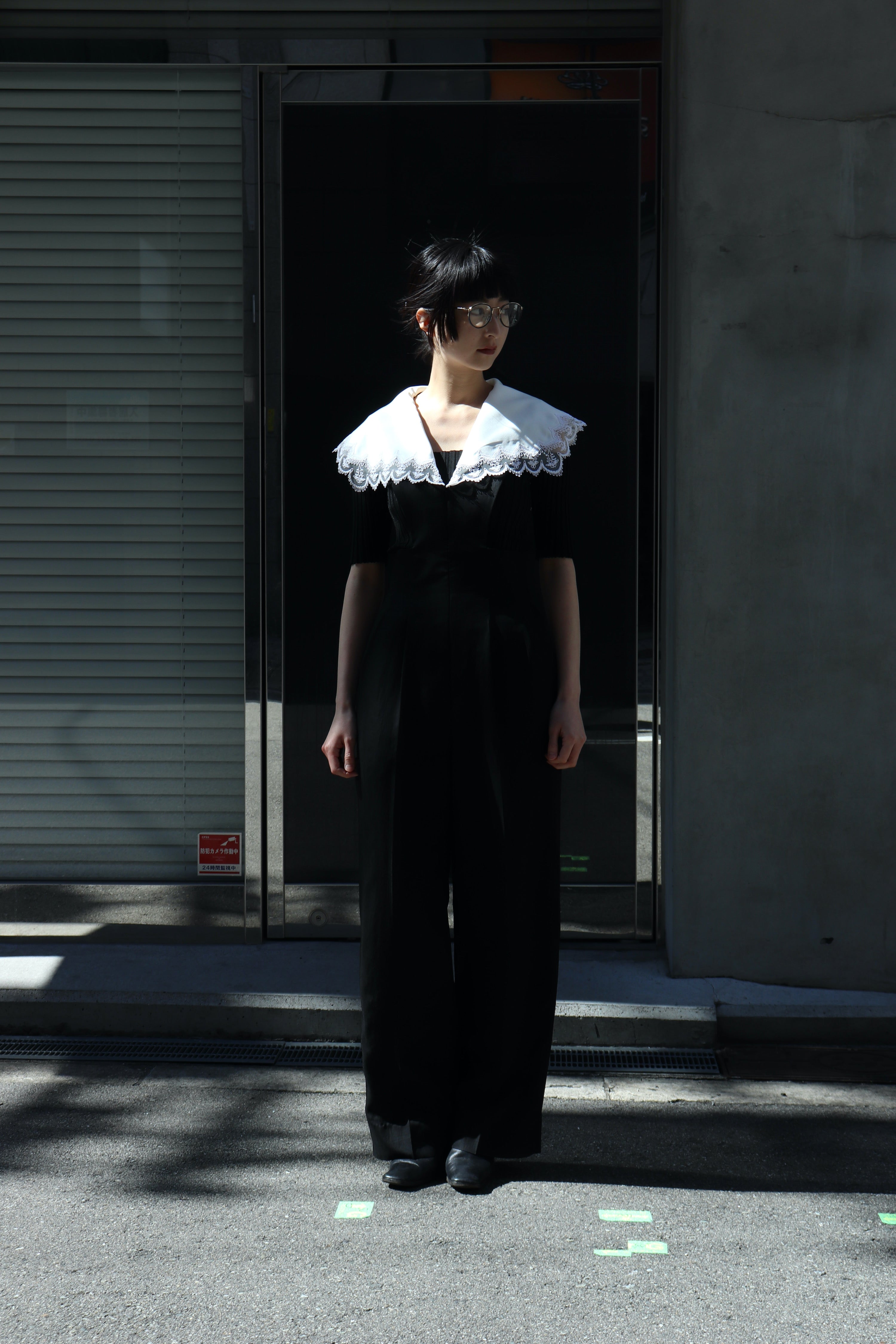 fetico ジャンプスーツ FETICO(フェティコ)のEMBROIDERY COLLAR JUMPSUIT(ジャンプ