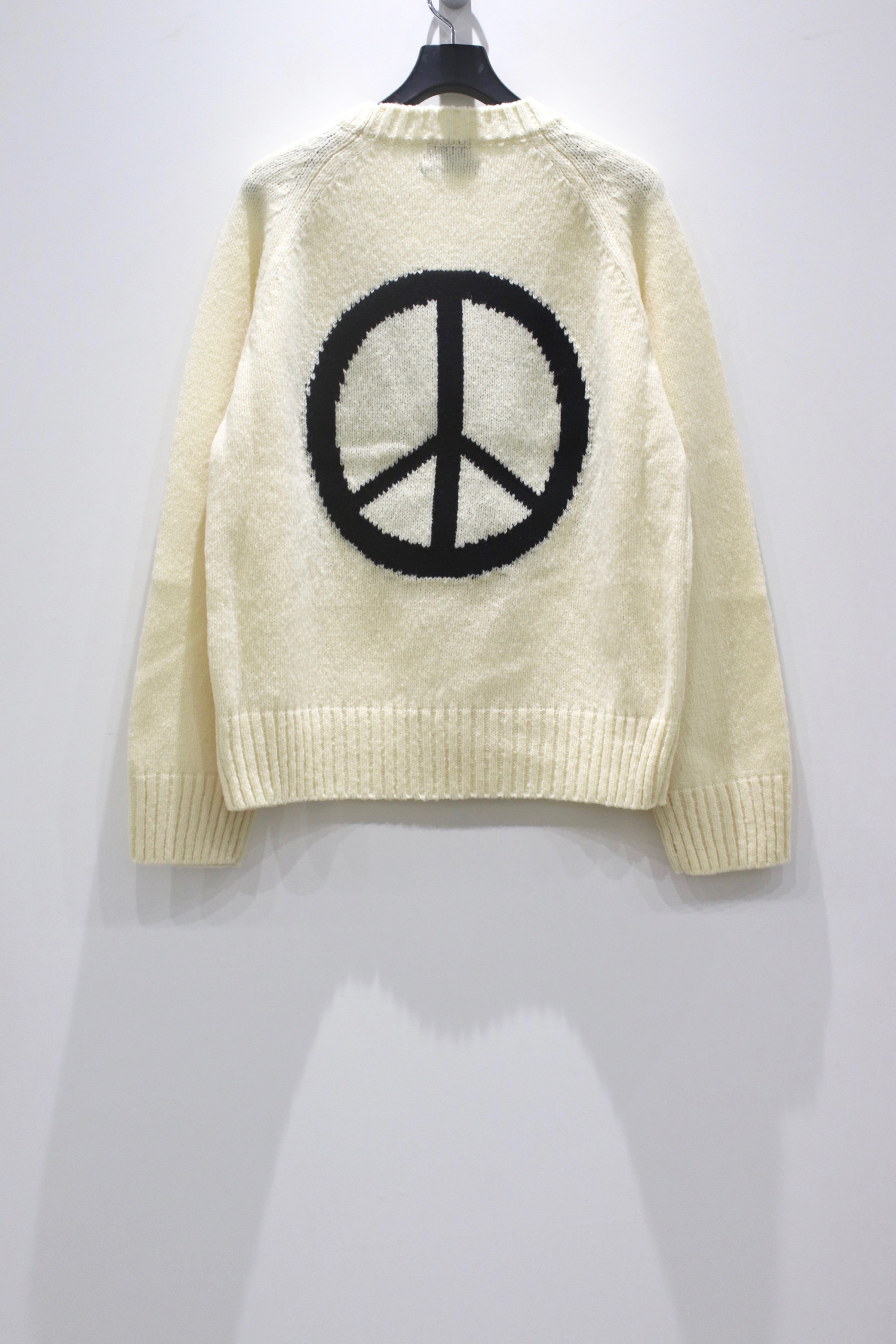 BED J.W. FORD 22AW Peace Symbol Knit 専用 BED J.W. FORD(ベッドフォード)の22aw Peace Symbol Knit OFF WHITEの