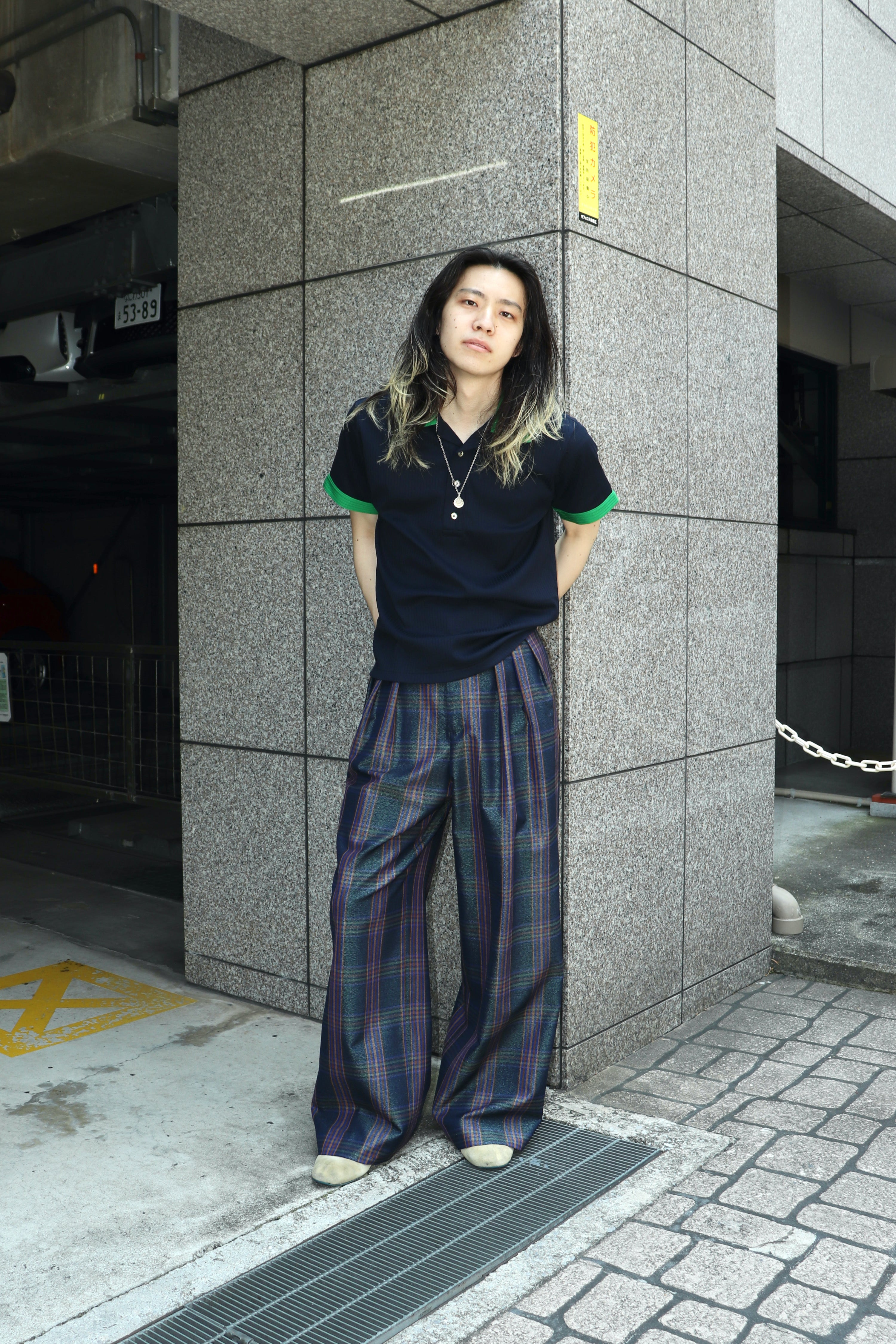 MASU(エムエーエスユー)の3 TUCK WIDE TROUSERS DARK NAVYの通販
