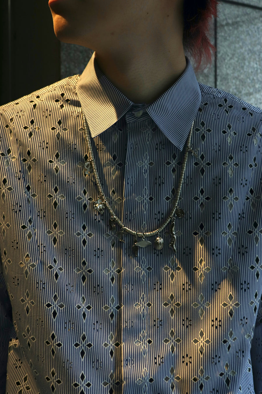 TOGA VIRILIS  Motif necklace(SILVER)