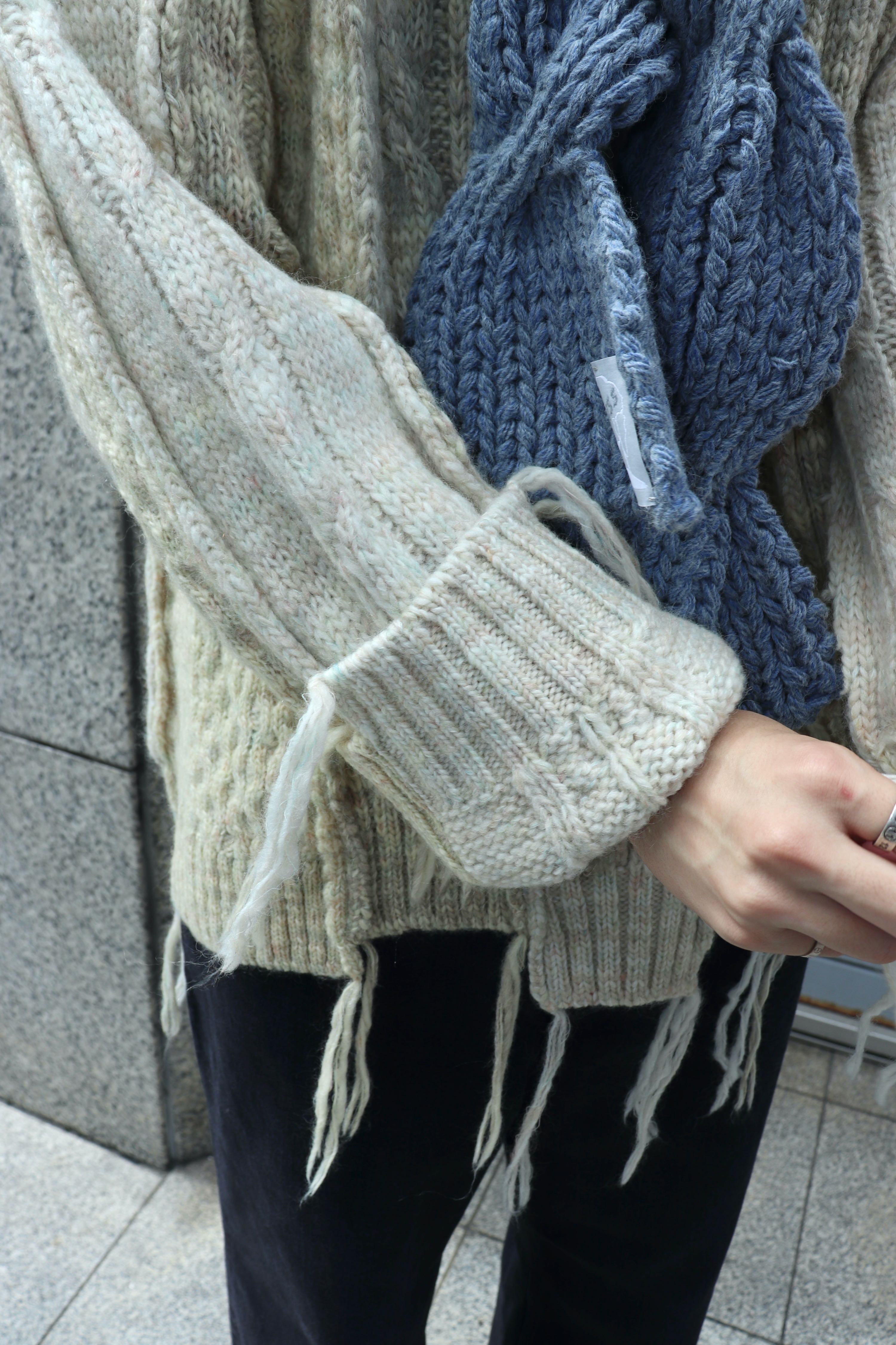 SUGARHILL(シュガーヒル)のMULTICOLOR CABLE BUG KNIT MULTI-WHITEの通販｜PALETTE art  aliveのオンラインショップ – PALETTE art alive ONLINE STORE