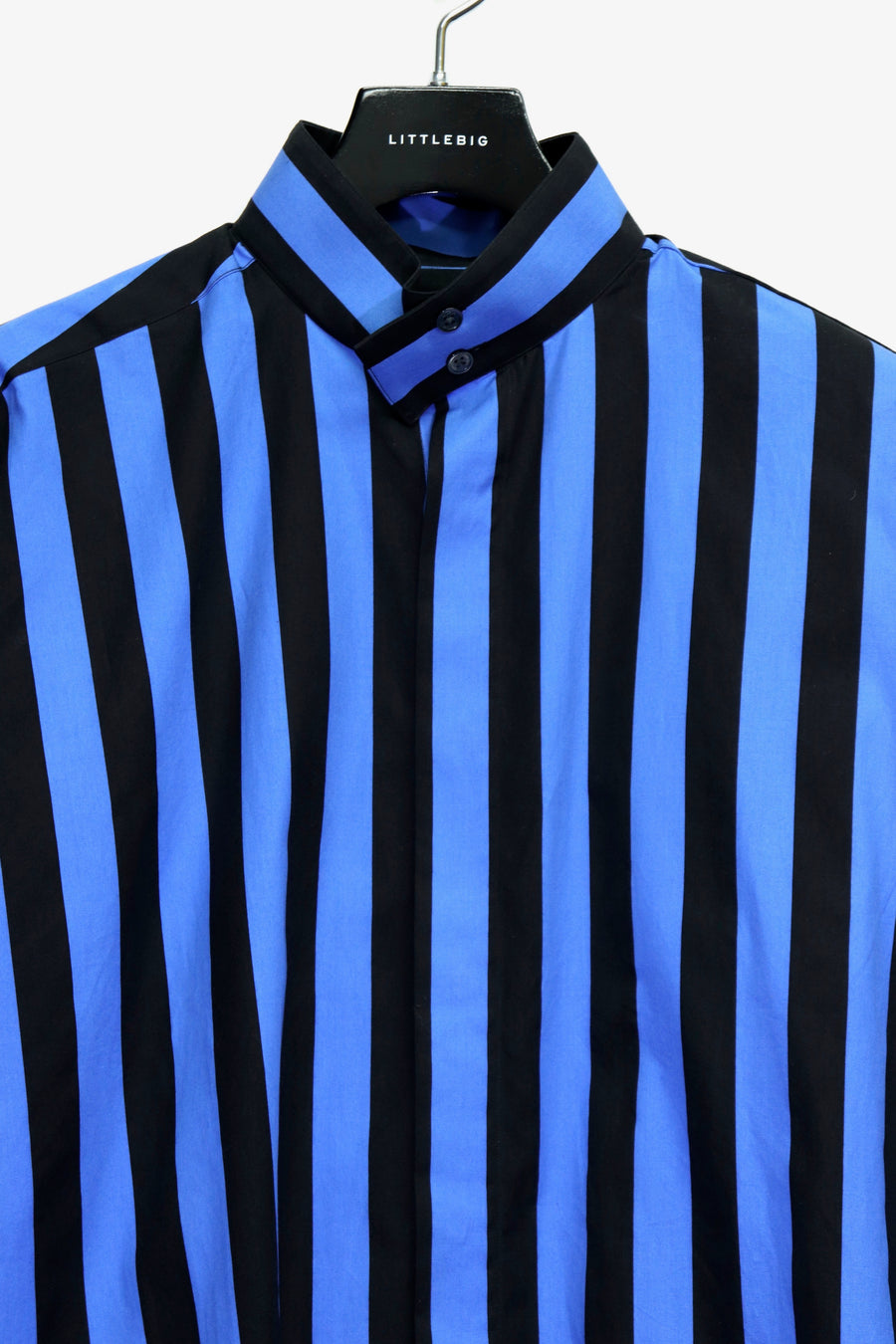 LITTLEBIG  Stand Collar Striped SH（BLUE）