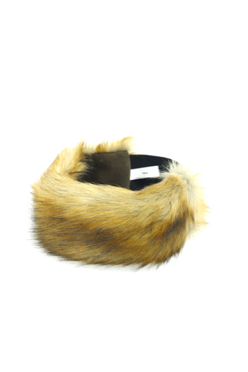 TOGA VIRILIS  Fake fur head accessory(BROWN)