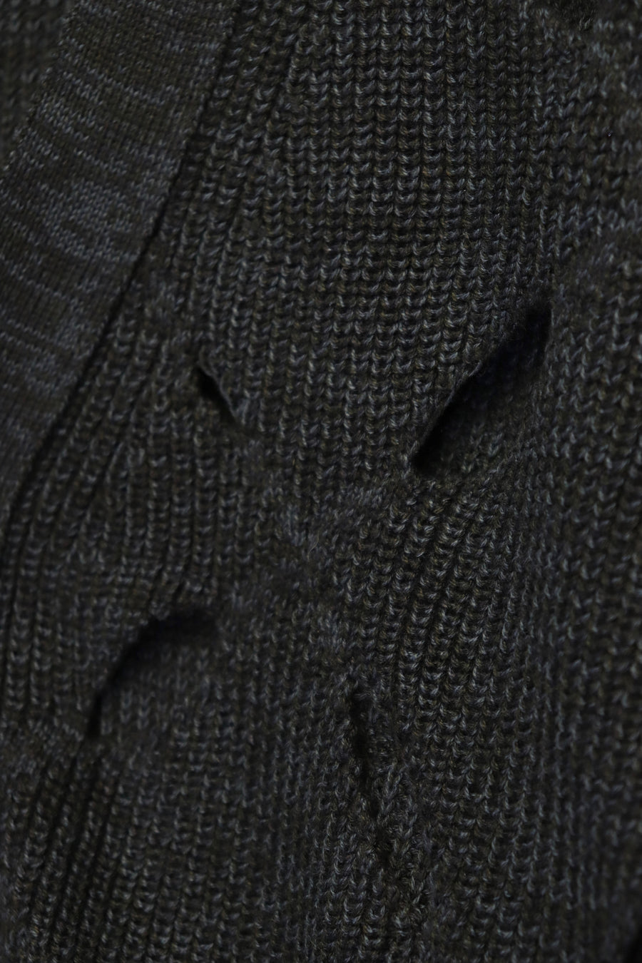TOGA VIRILIS  Slit knit cardigan(NAVY)