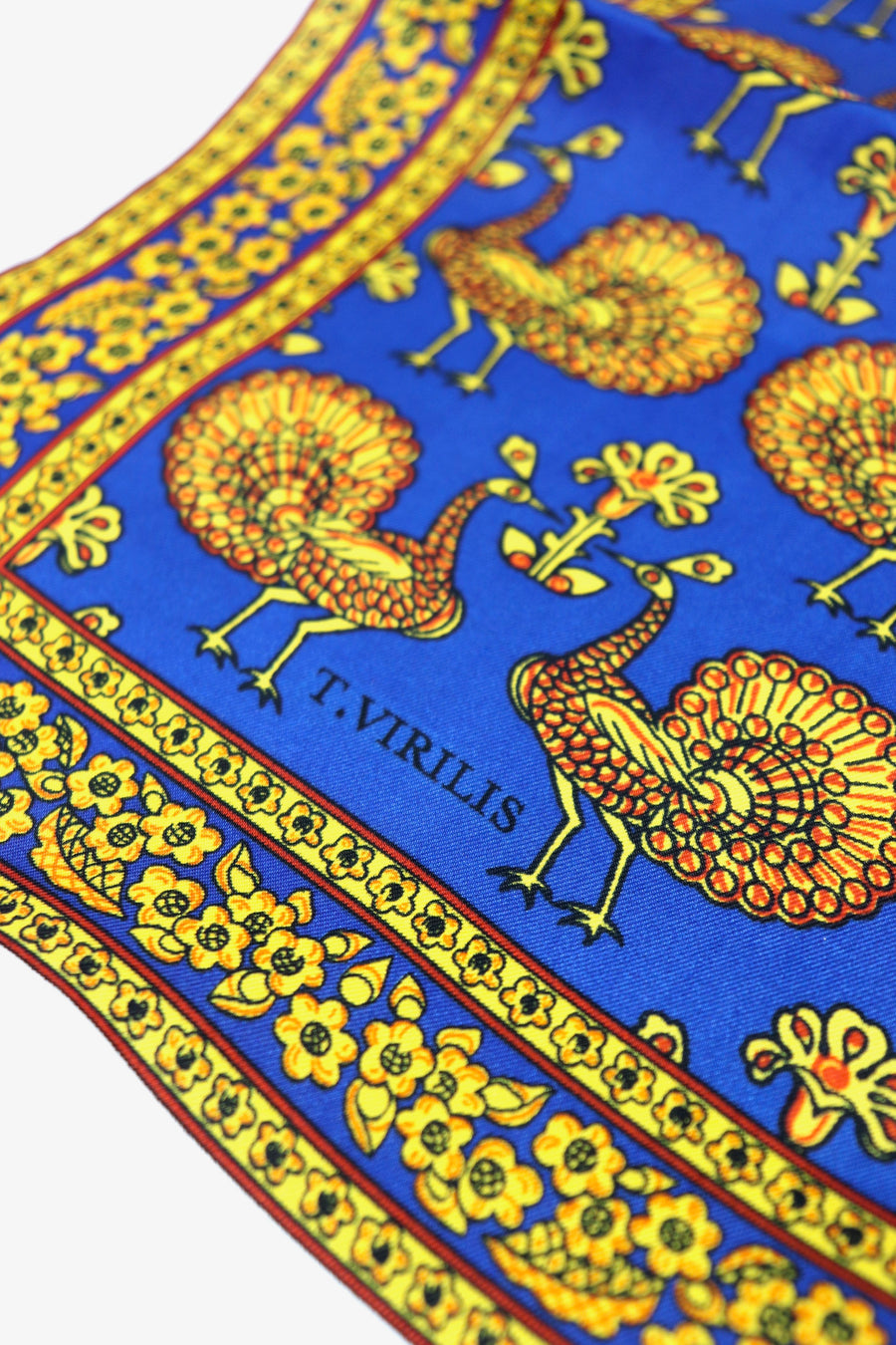 TOGA VIRILIS  Print scarf(BLUE)
