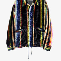 TOGA VIRILIS(トーガ ビリリース)のVelvet stripe blousonの通販