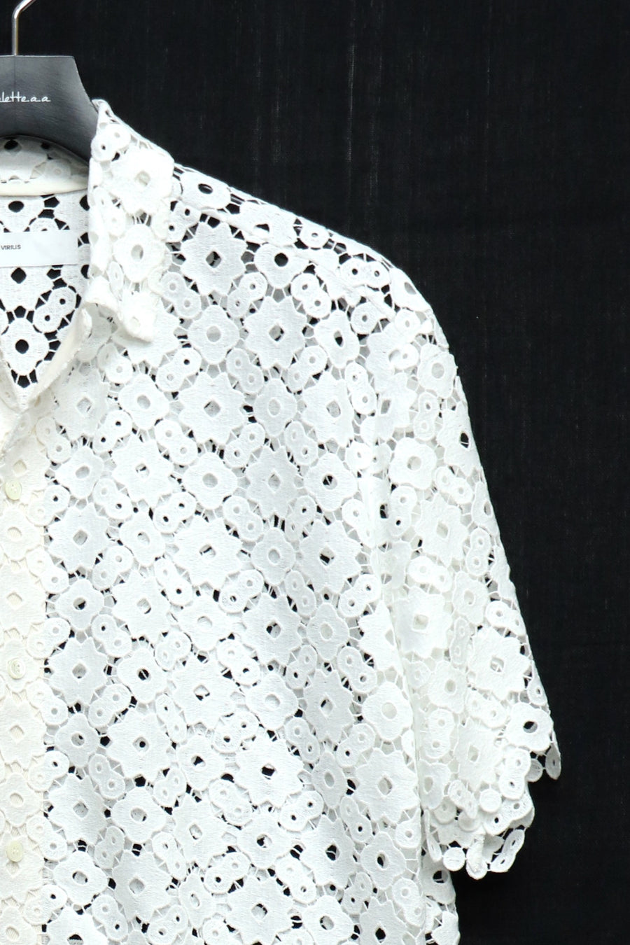 TOGA VIRILIS  Lace Shirt(WHITE)