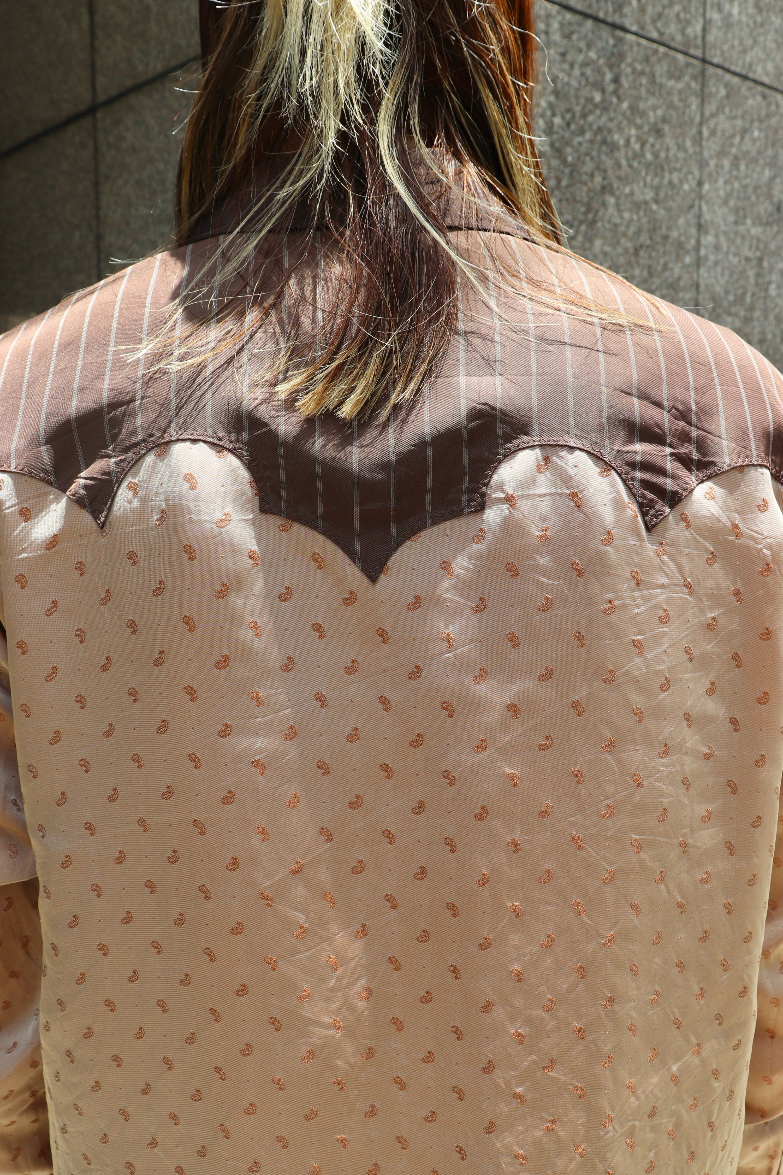 TOGA VIRILIS Cupra Jacquard Shirts Beige mail order | Palette Art
