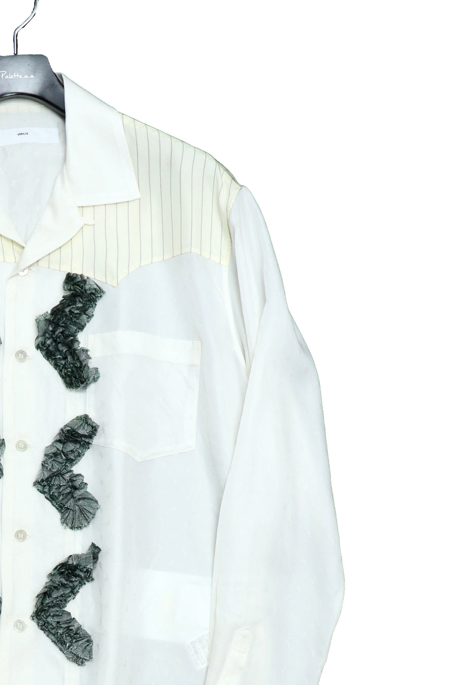 TOGA VIRILIS  Cupra Jacquard shirts(WHITE)