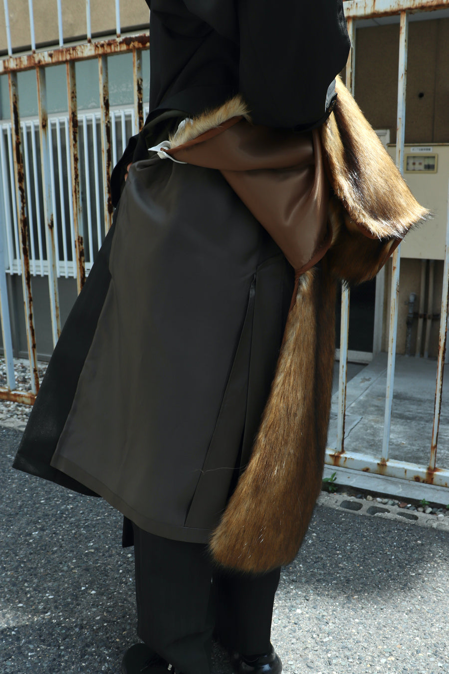 TOGA VIRILIS(トーガ ビリリース)22awのFake fur herringbone coatの ...