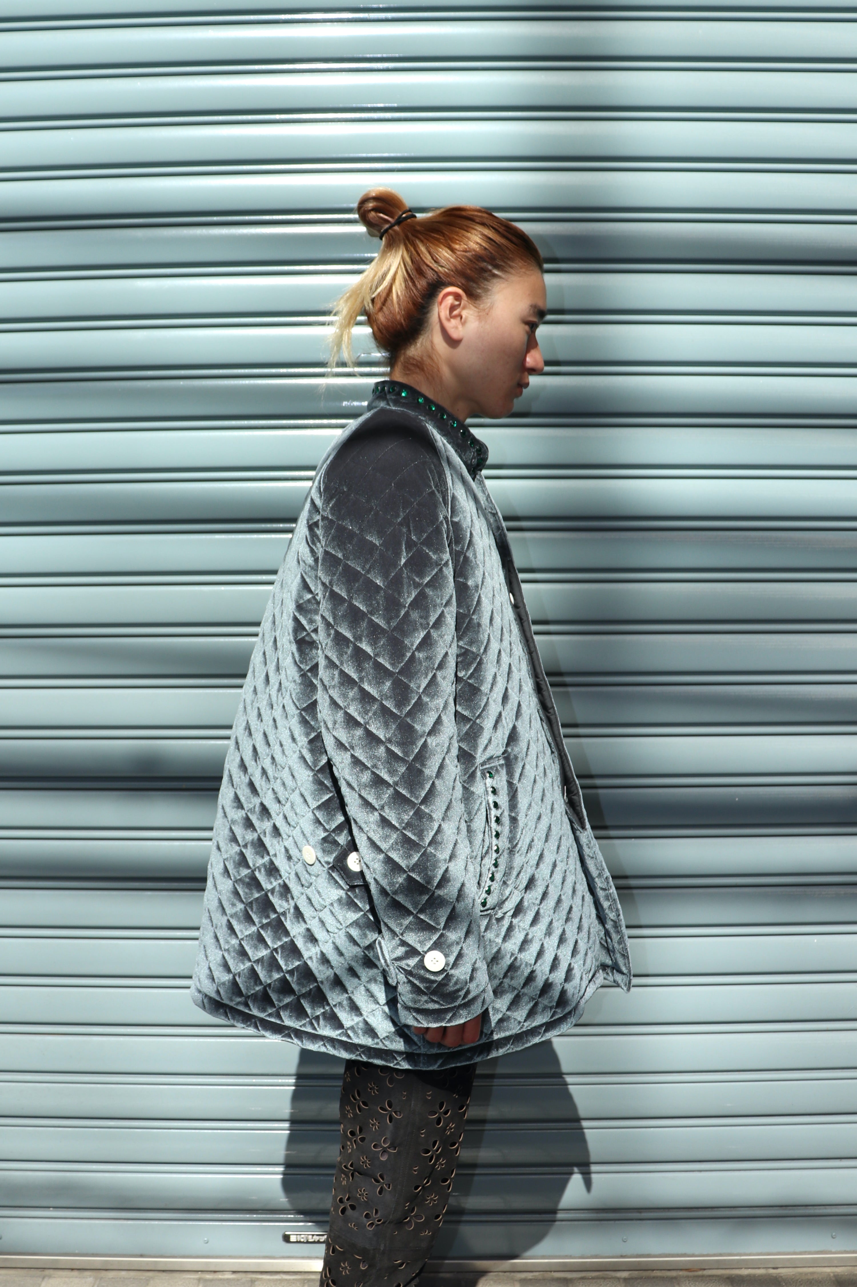 SYUMAN.(シュウマン)のBijou velours quilted coatの通販｜PALETTE art 