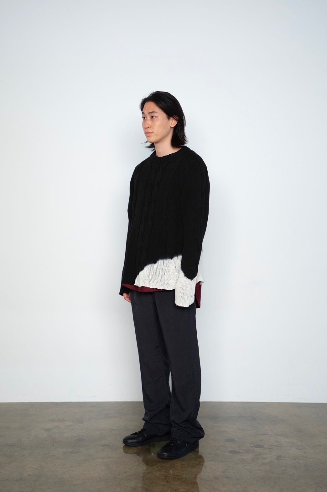 soe(ソーイ)のBlurred Summer Knit BLACKの通販｜PALETTE art aliveの 