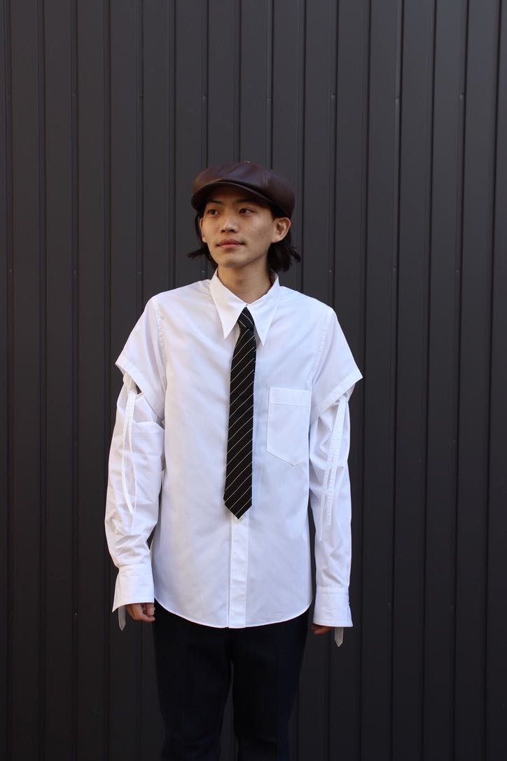 BED j.w. FORD  Double-Sleeve Shirts(WHITE)