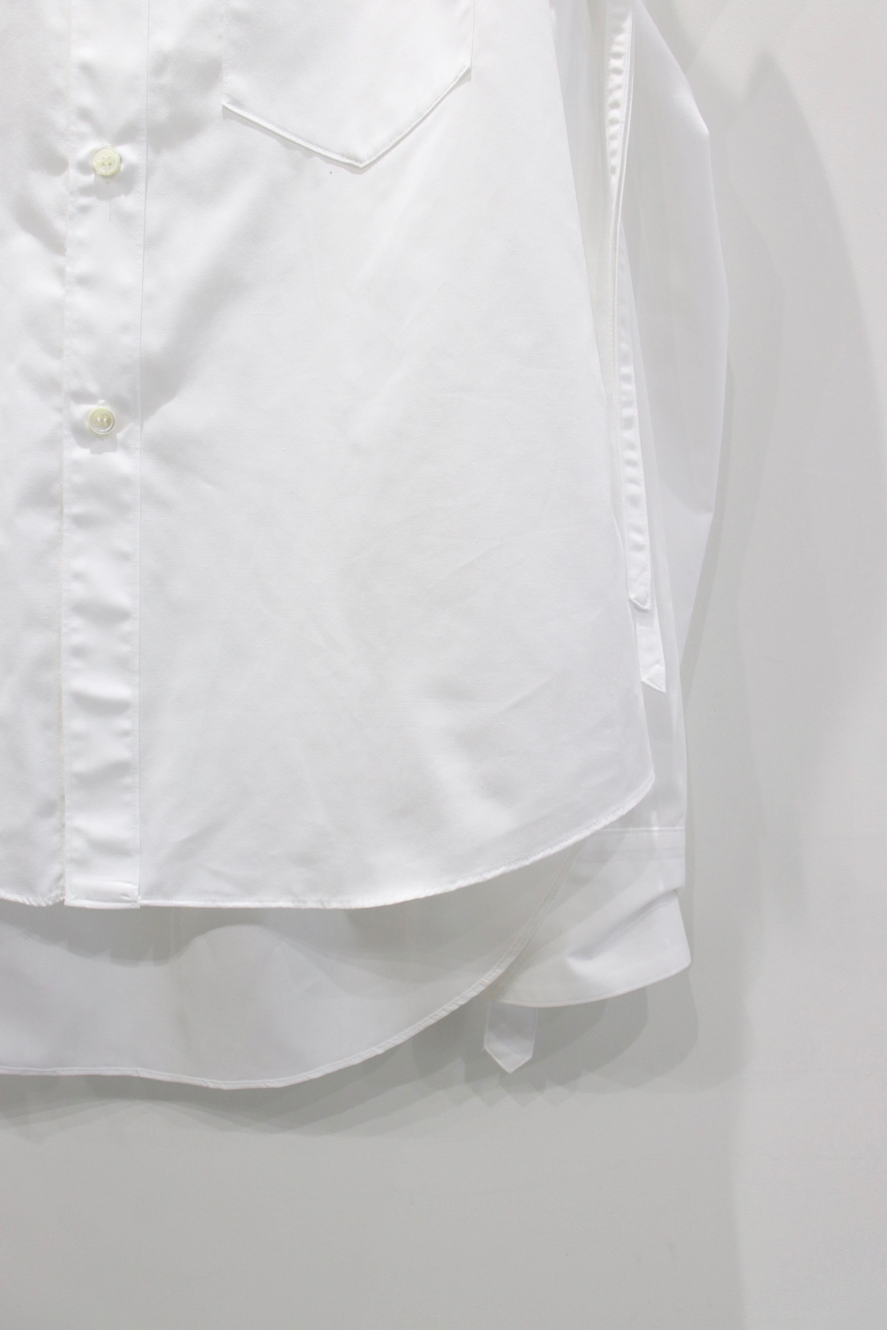 Bed J.W. FORD (Bedford) Double-Sleeve Shirts White Mail Order | Palette Art  Alive online shop – PALETTE art alive ONLINE STORE