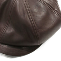SOLARIS's HorseHide Casquette Deep-Old Boy Brown mail order