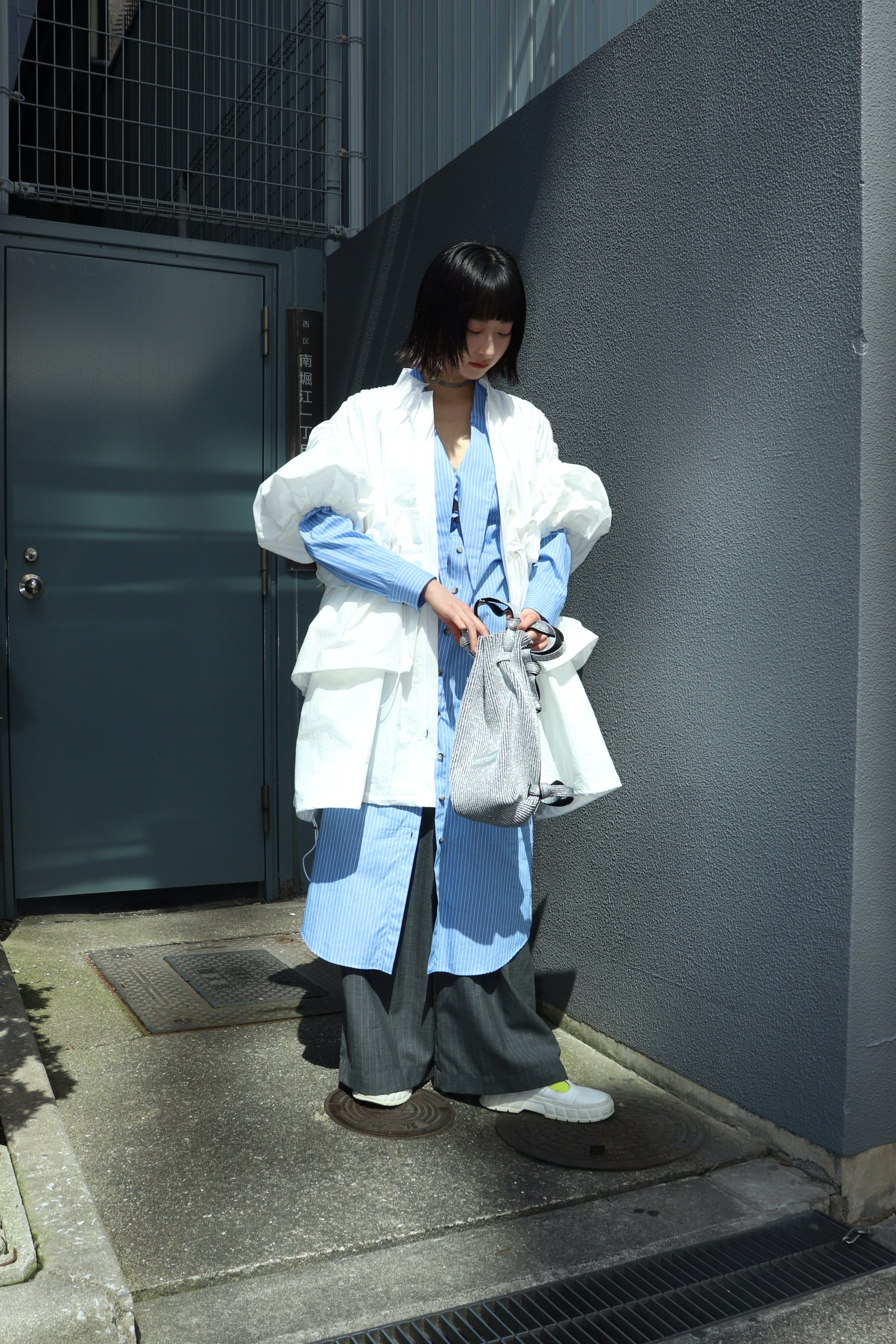 完売品 LASTFRAME LLIC HYOUTAN BAG シルバー LASTFRAME(ラストフレーム)のMETALLIC HYOUTAN BAGの通販｜PALETTE art