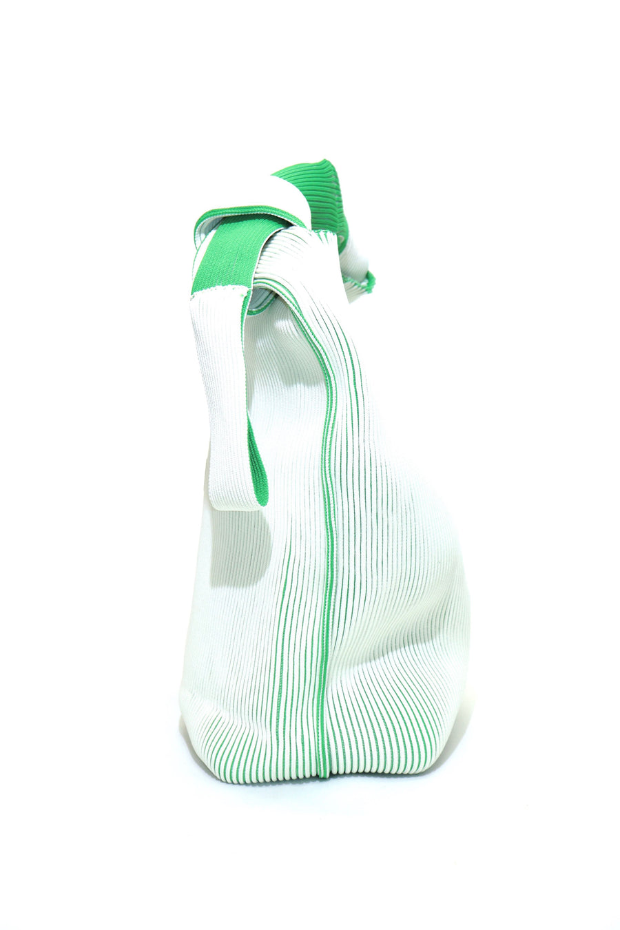 LASTFRAME  TWO TONE OBI TOTE LARGE(IVORY x GREEN)