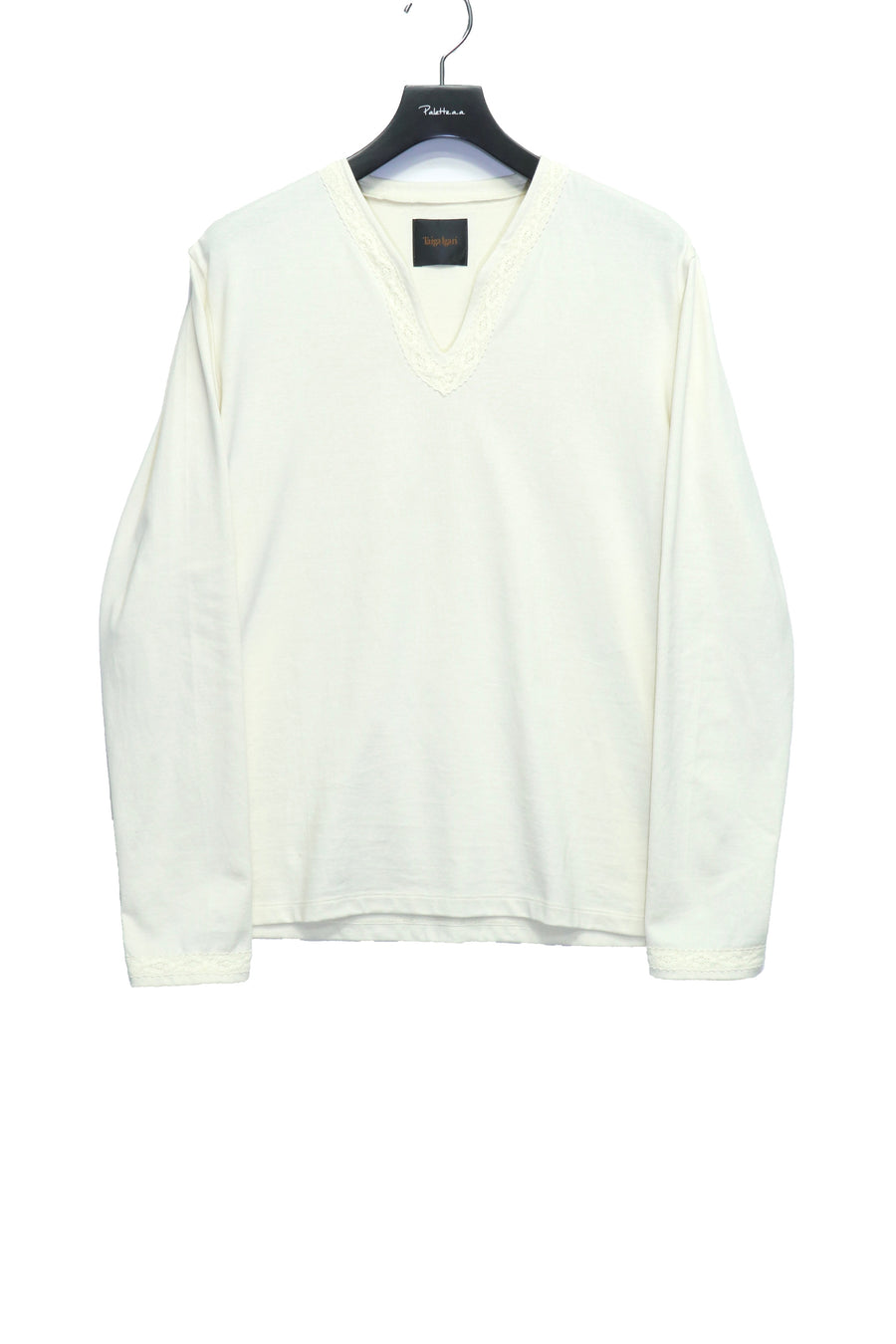 Taiga Igari  Lace L/S T-shirt(OFF WHITE)