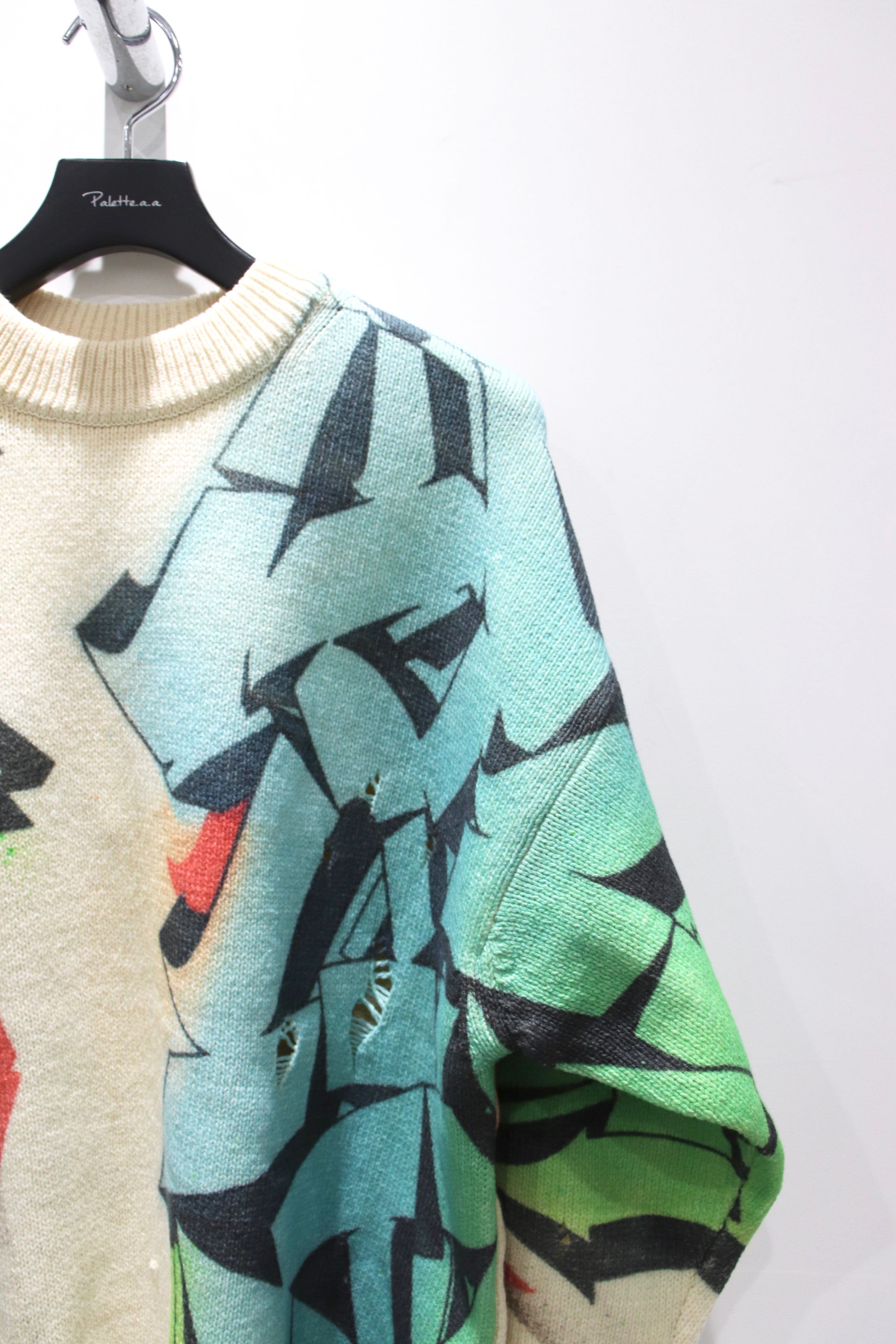 Children of the discordance(チルドレンオブザディスコーダンス)のPIECE PRINTED KNIT  POの通販｜PALETTE art aliveのオンラインショップ – PALETTE art alive ONLINE STORE