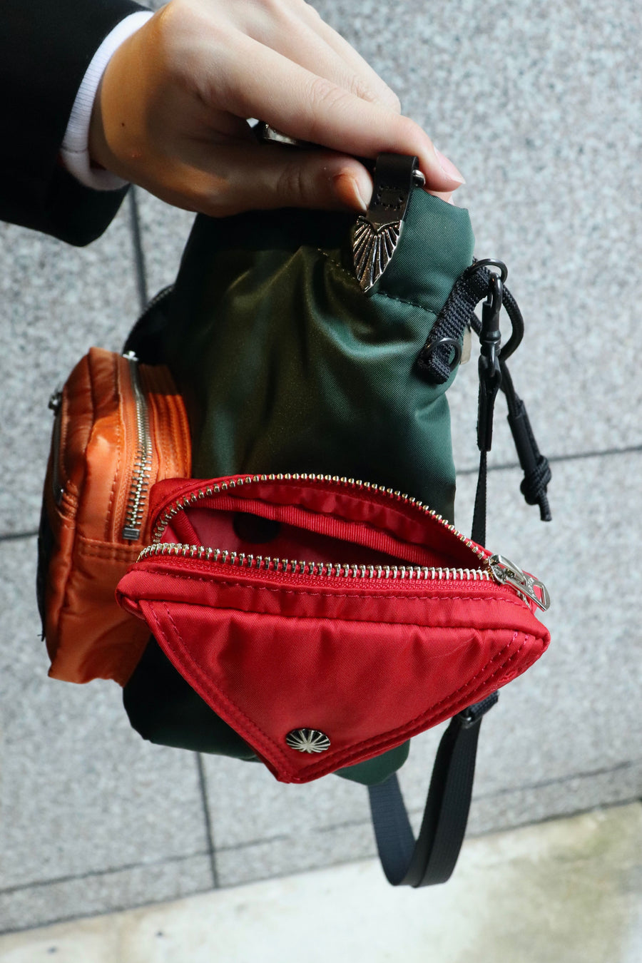 TOGA VIRILIS × PORTER String bag(GREEN)