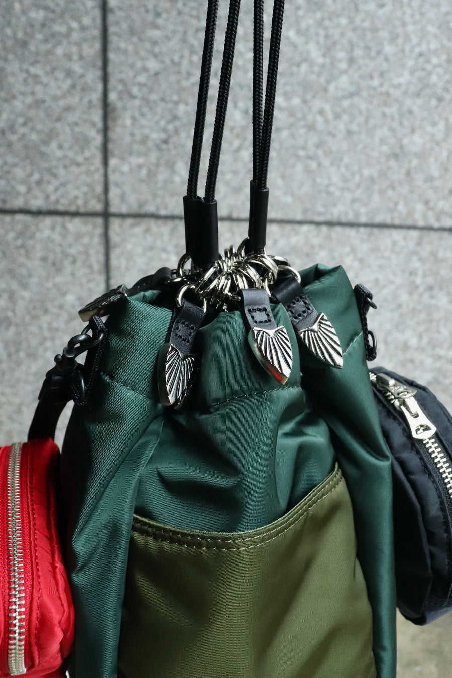 TOGA VIRILIS × PORTER String bag(GREEN)