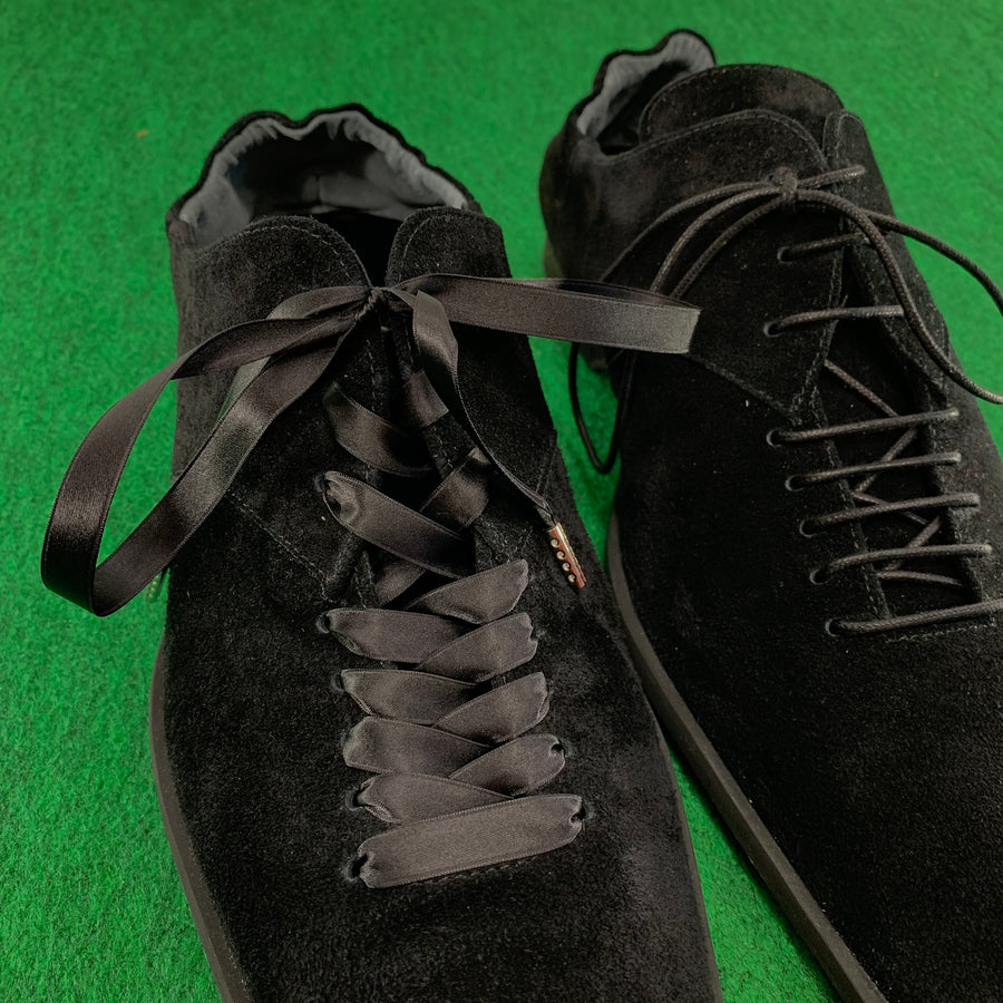 SYU.HOMME/FEMM   Saddle mule shoes（BLACK）
