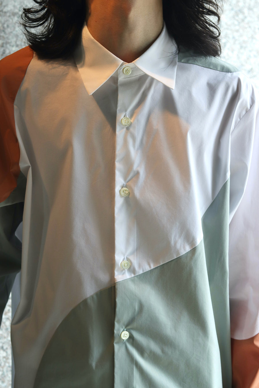 soe  3CC Shirt Collaborated With Pre_ (WHITE/GREEN/PINK)
