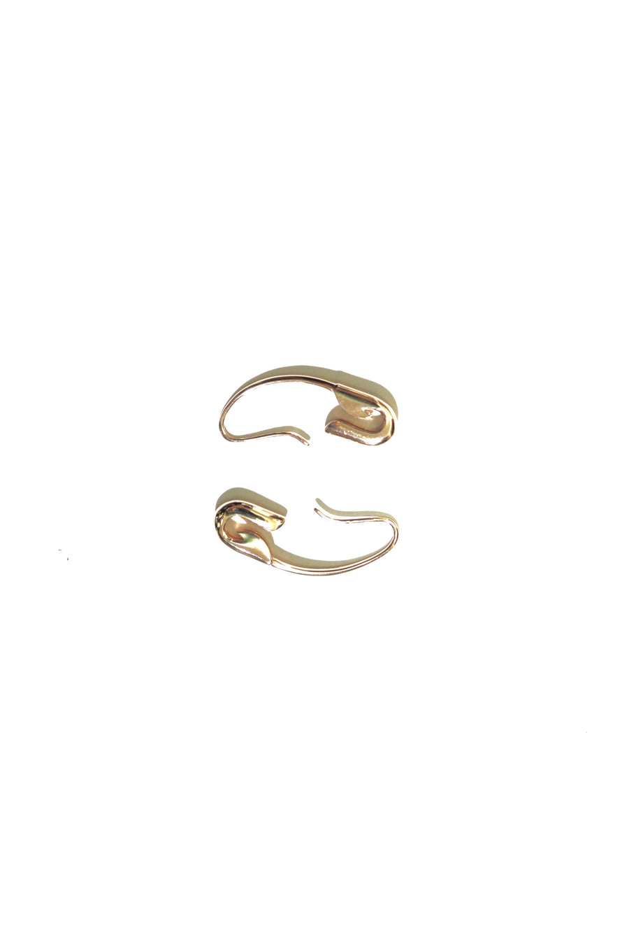 SYU.HOMME/FEMM   Safety pin pierce for silver925(PINK GOLD)