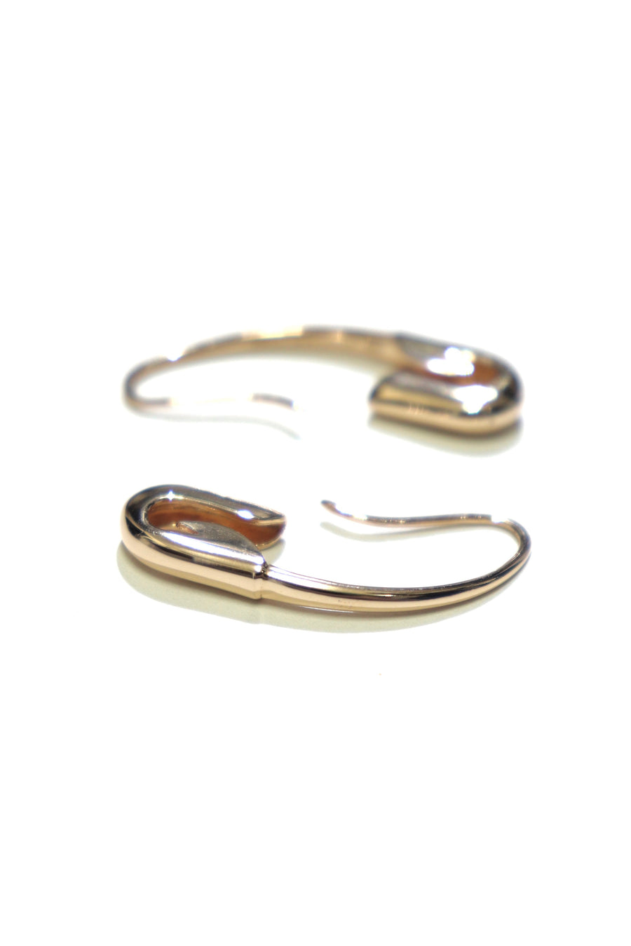 SYU.HOMME/FEMM   Safety pin pierce for silver925(PINK GOLD)