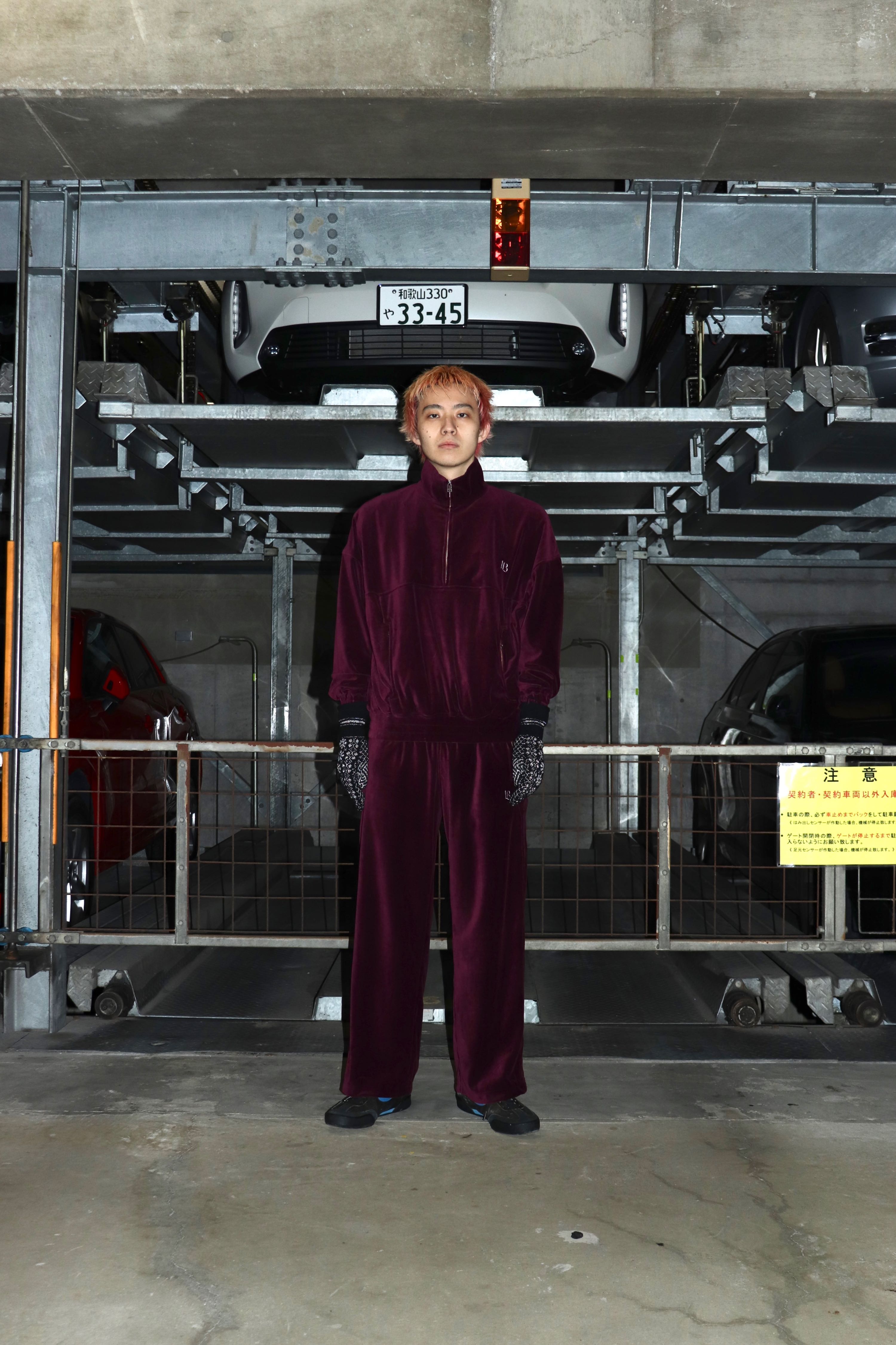 LITTLEBIG(リトルビッグ)のVelour Track Pants Bordeaux(トラックパンツ)の通販｜PALETTE art  aliveのオンラインショップ – PALETTE art alive ONLINE STORE