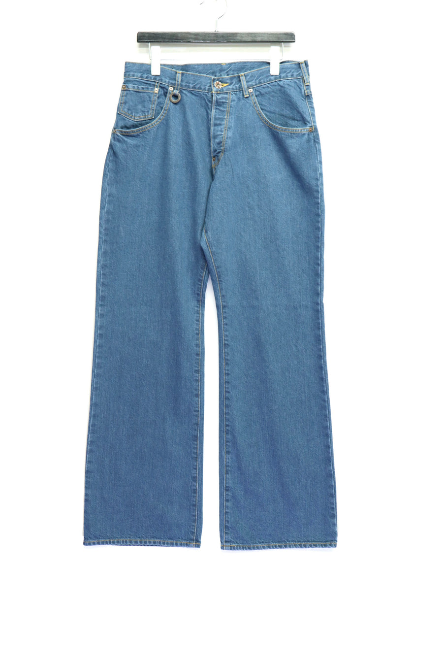 inhzoy Kids Girls High Waist Distressed Flared Jeans Bell Bottom Denim  Trousers Blue 8 