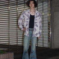 SUGARHILL(シュガーヒル)のOILED FADE BELL BOTTOM DENIM PANTSの通販 