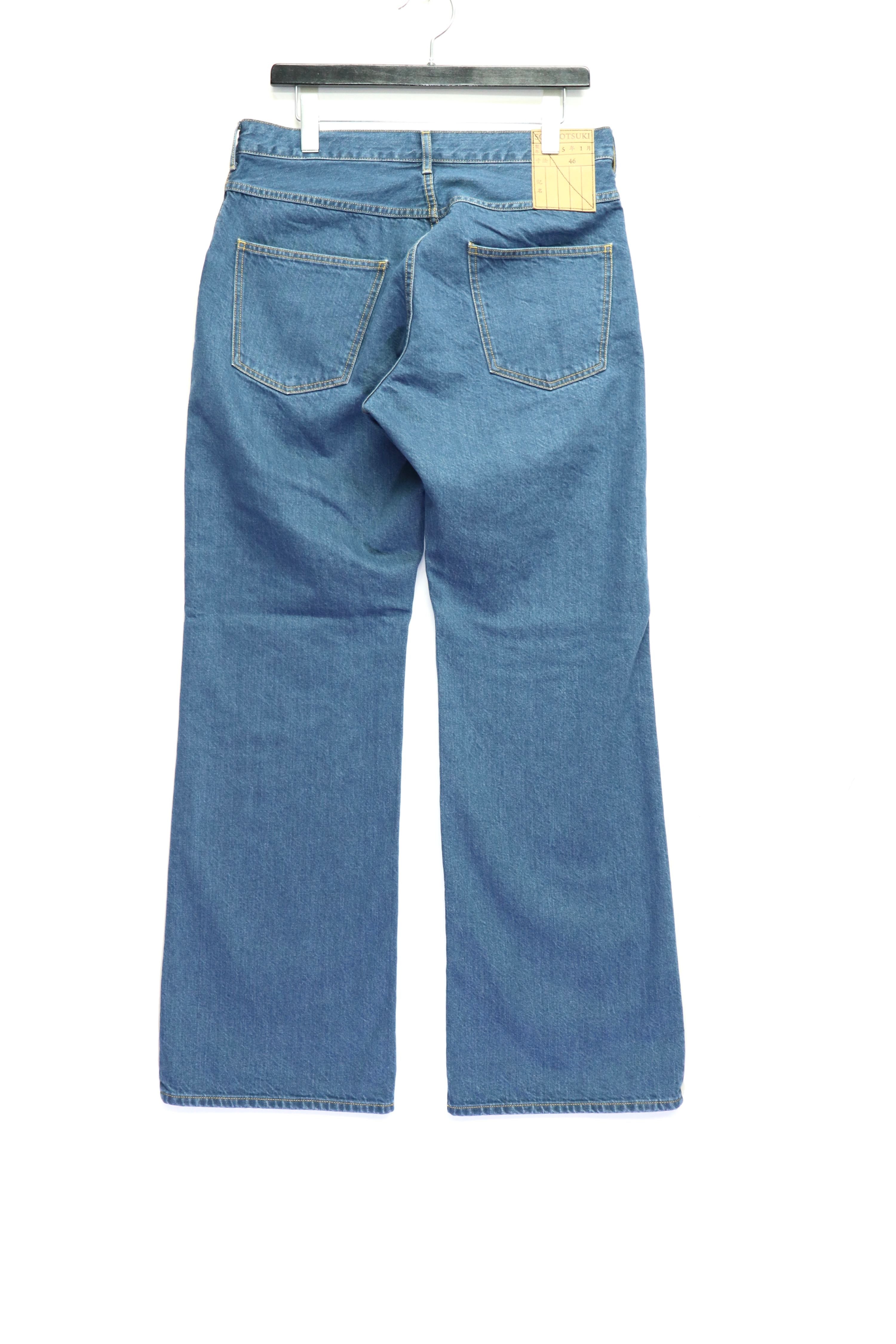 SOSHIOTSUKI(ソウシオオツキ)のFRONT LOERIZED FLARE DENIM INDIGOの