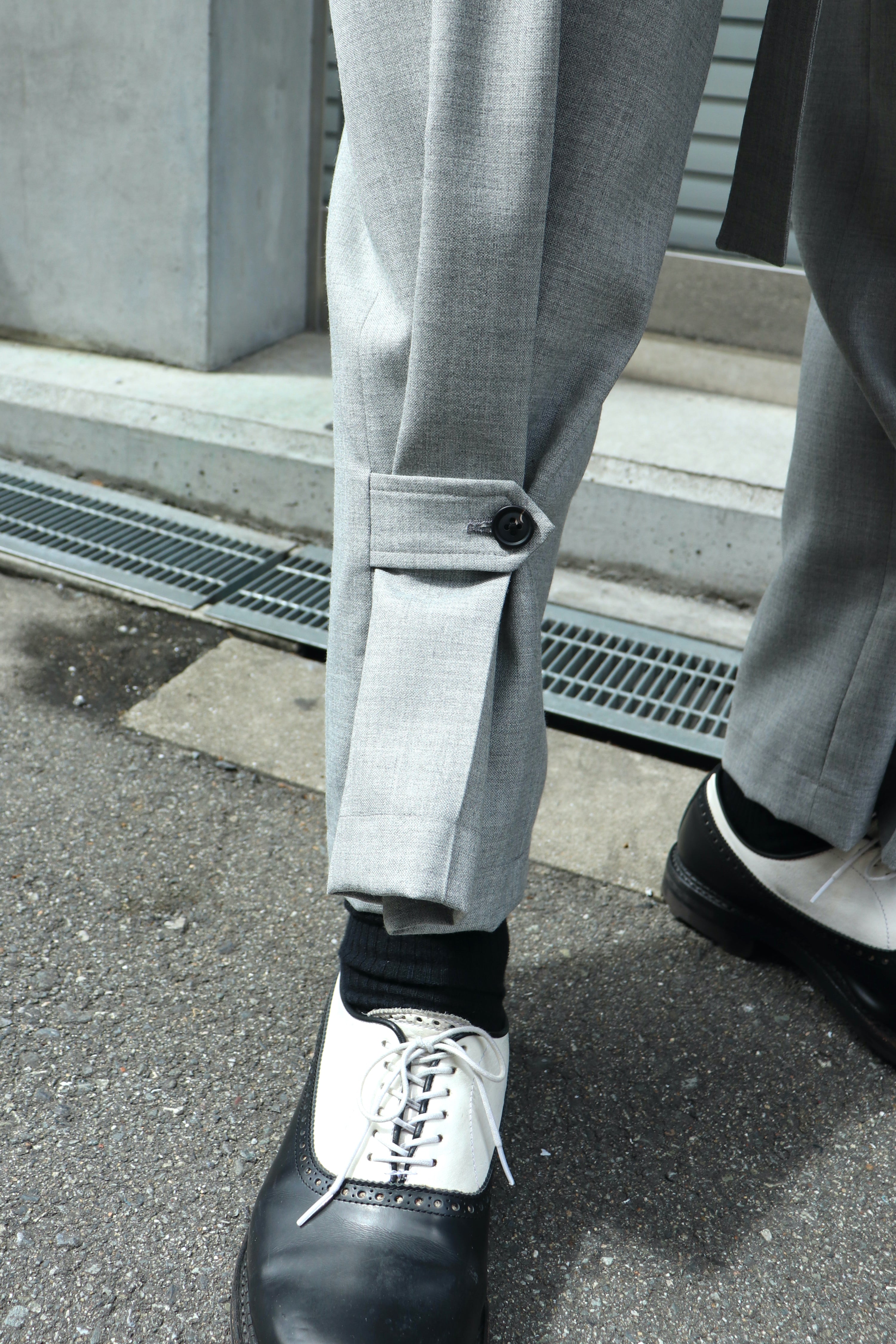 SOSHIOTSUKI (Soushiootsuki) HIGH WAIST DOKAN Trousers L.Gray mail