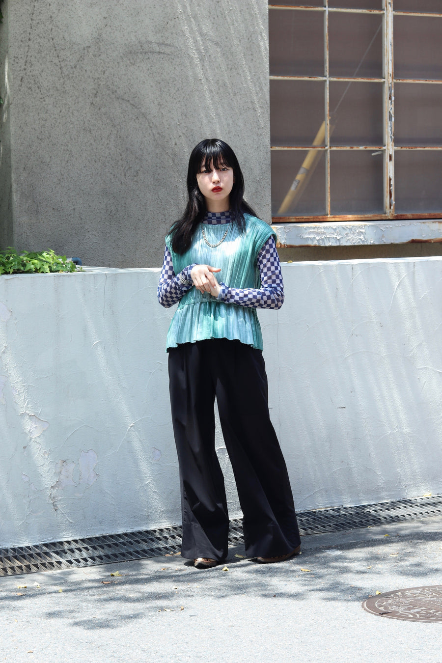 【30%OFF】tiit tokyo  gradation knit tops