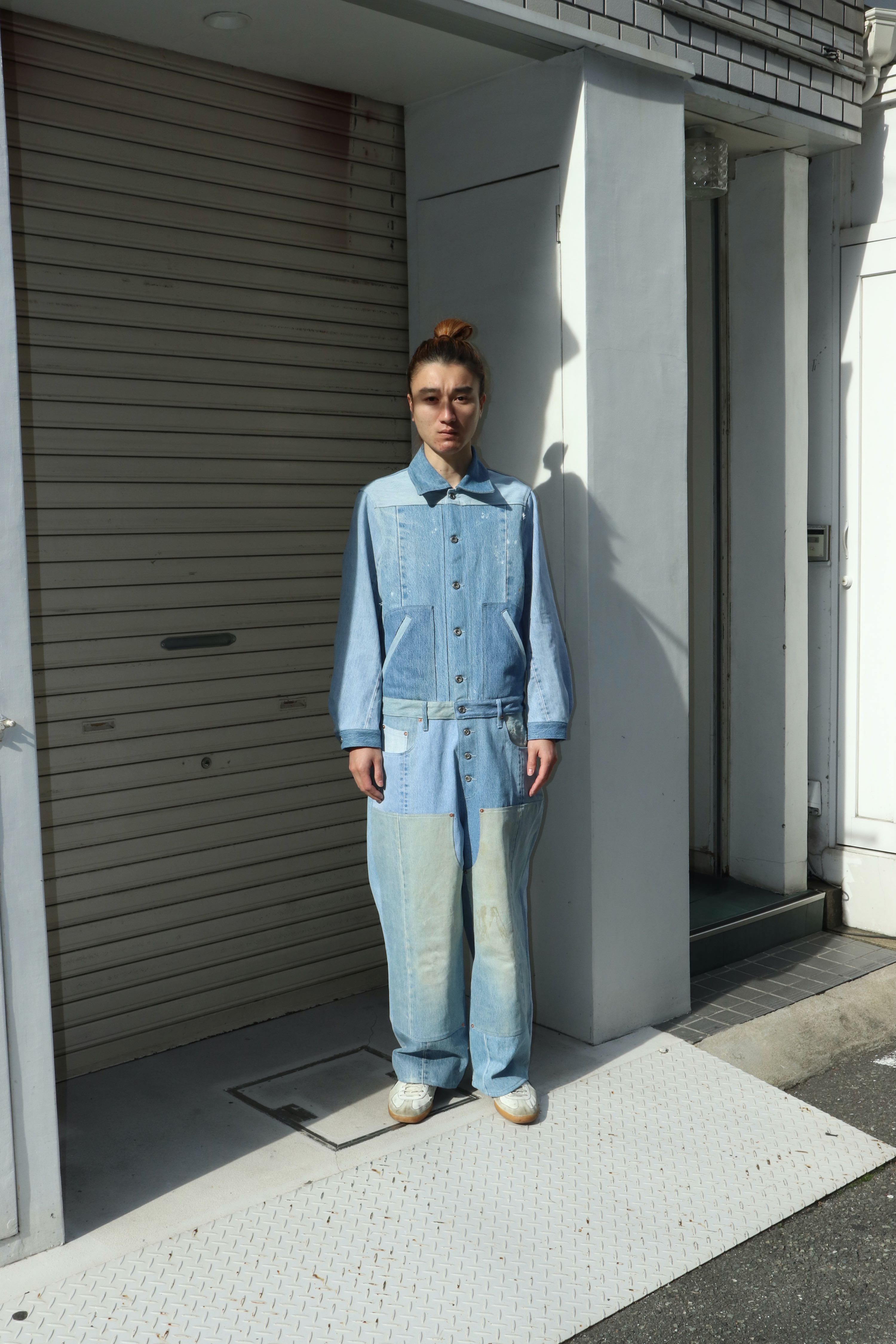 ジャケット・アウター SUGARHILL SLICED LEATHER COVERALLS Sugarhill (Sugar Hill) Patch Work Jumpsuit 5 Mail Order | Palette