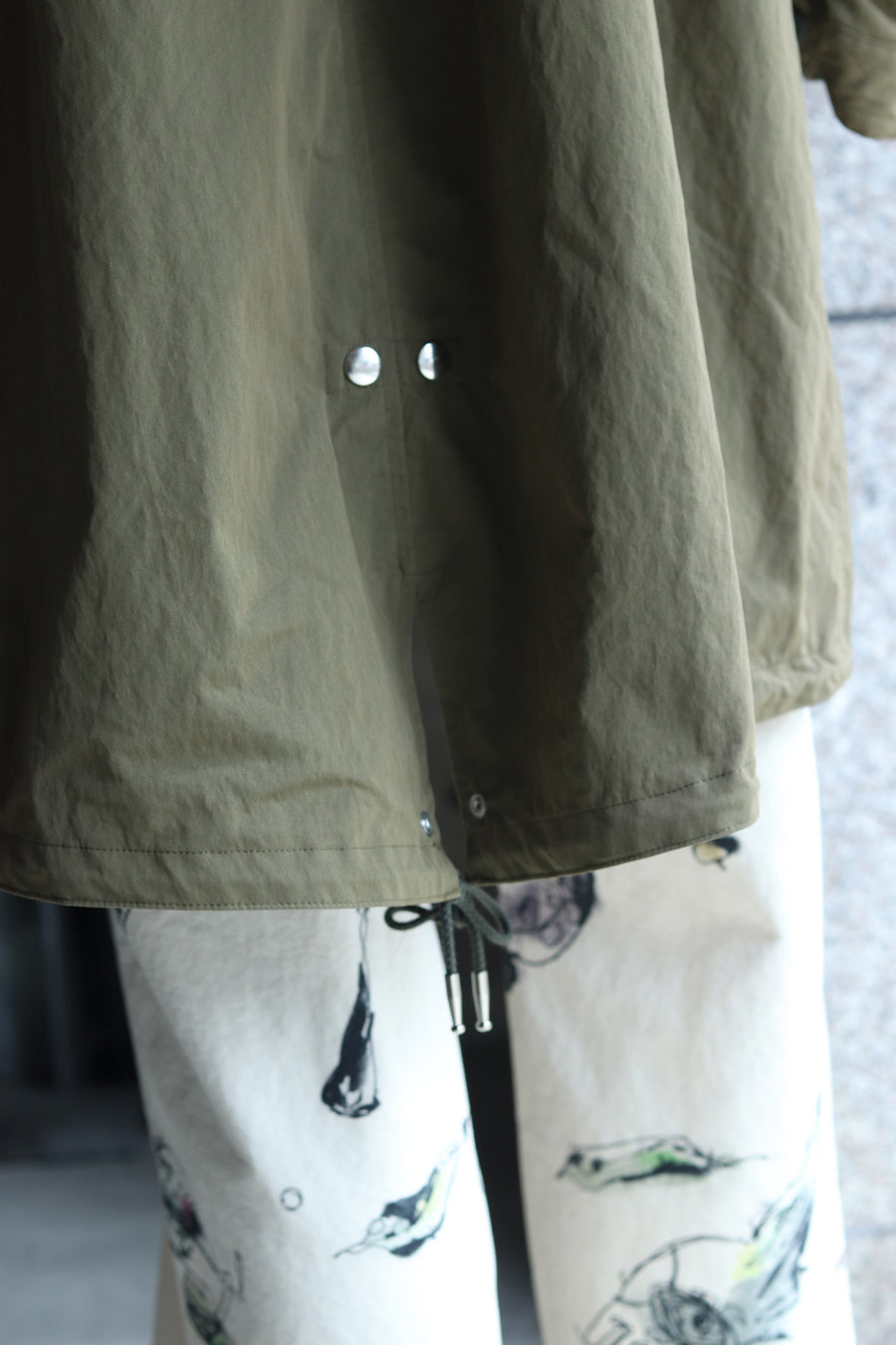 elephant TRIBAL fabrics  Hybrid M65 car coat