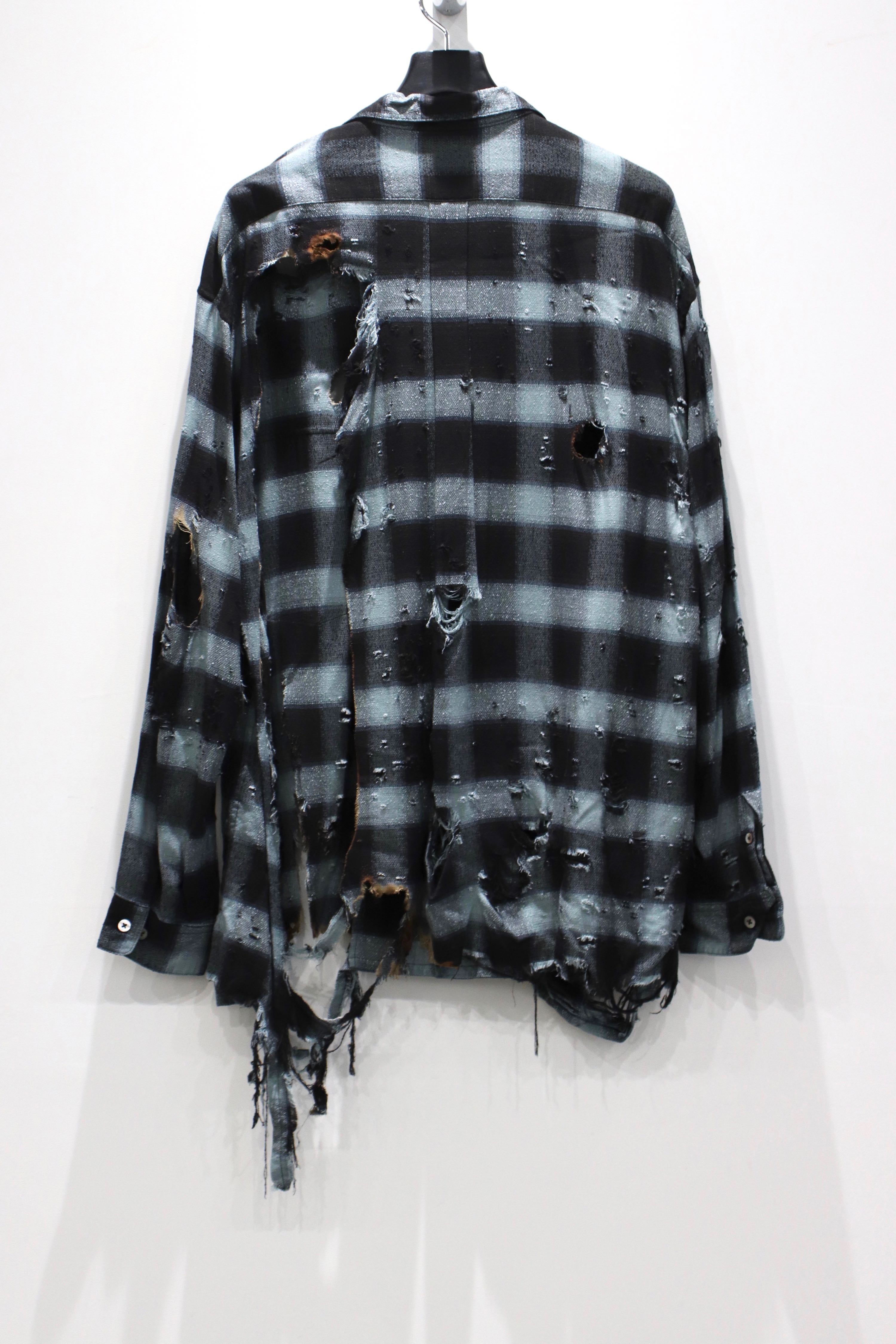 SUGARHILL(シュガーヒル)のBURNT OMBRE PLAID BLOUSE TURQUOISEの通販｜PALETTE art  aliveのオンラインショップ – PALETTE art alive ONLINE STORE