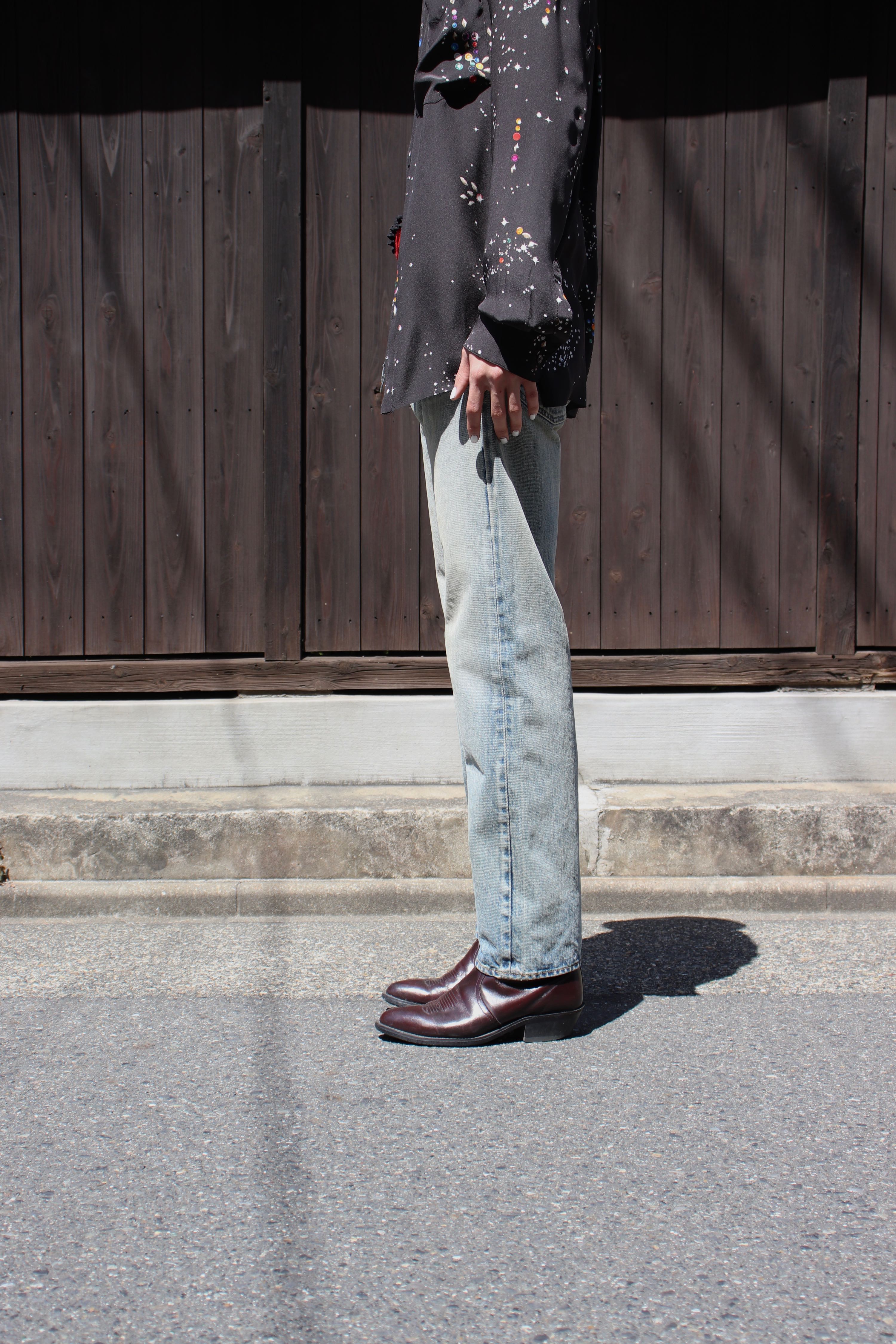 新品46200円sugar hillType502FadedDenimPants SUGARHILL(シュガーヒル)のFADED DENIM PANTS TYPE502の通販