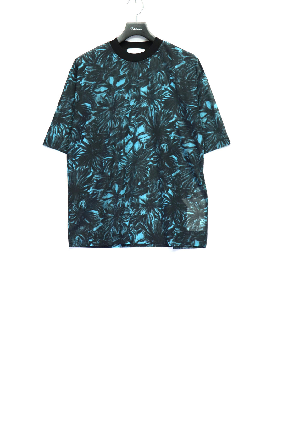 Toga Virilis's Sheer Jersey Print T-Shirt Blue mail order