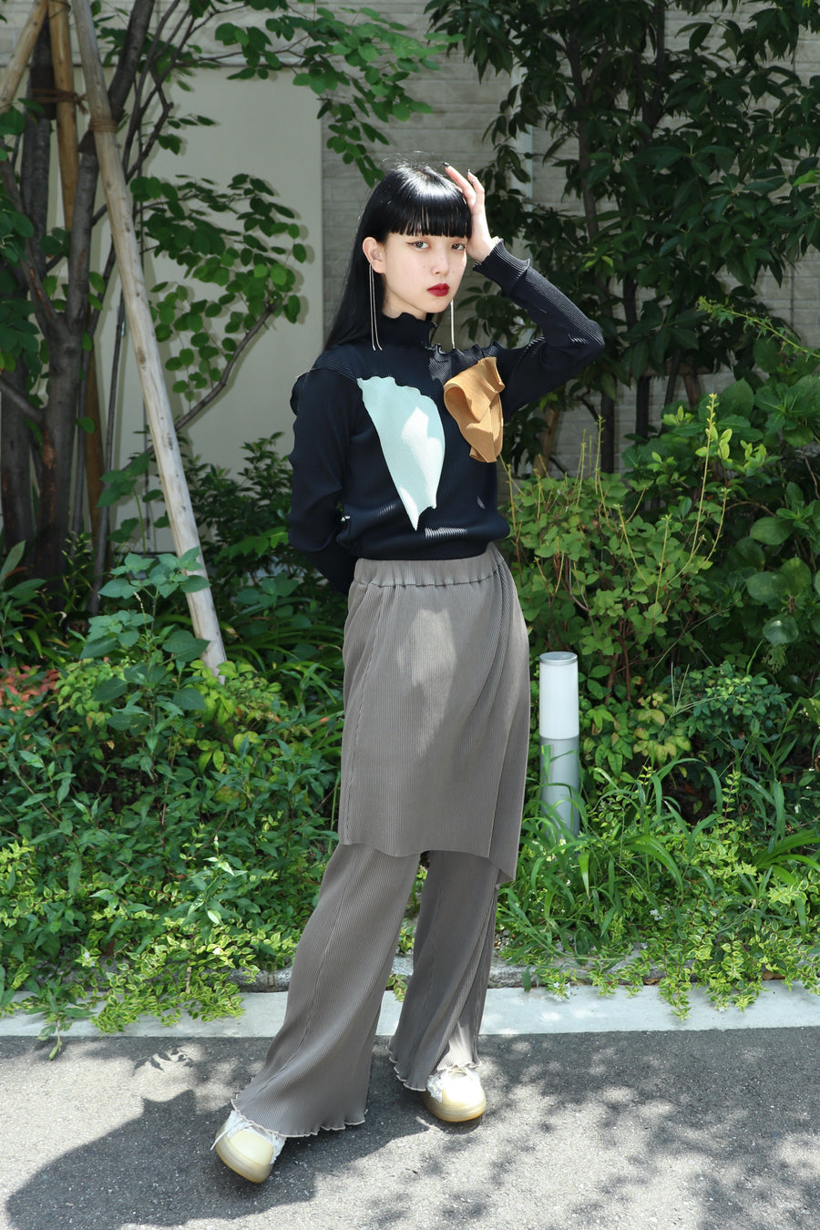 kotohayokozawa  Layerd pants(GRAY)