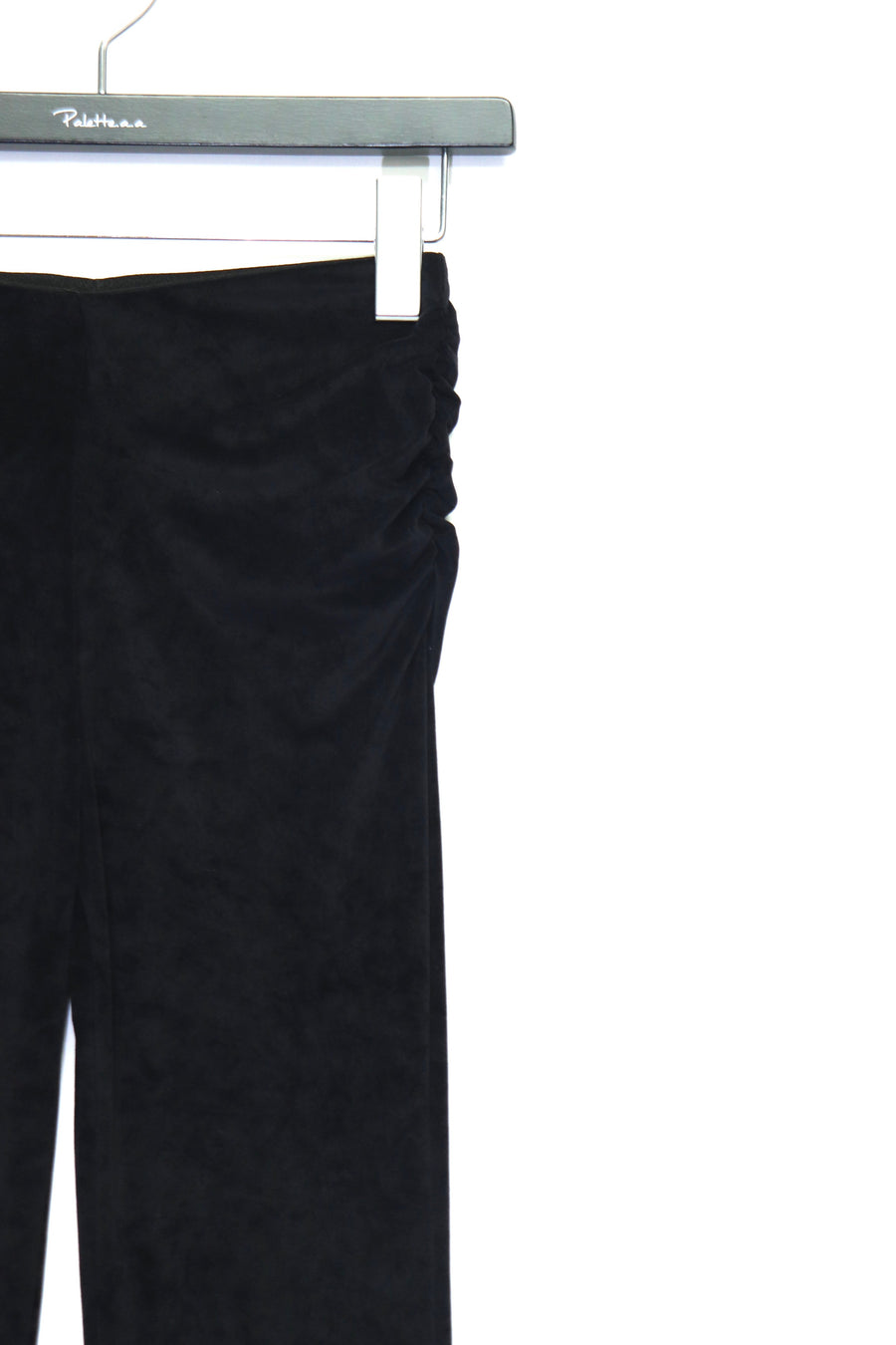 FETICO  FLARED VELOUR TROUSERS